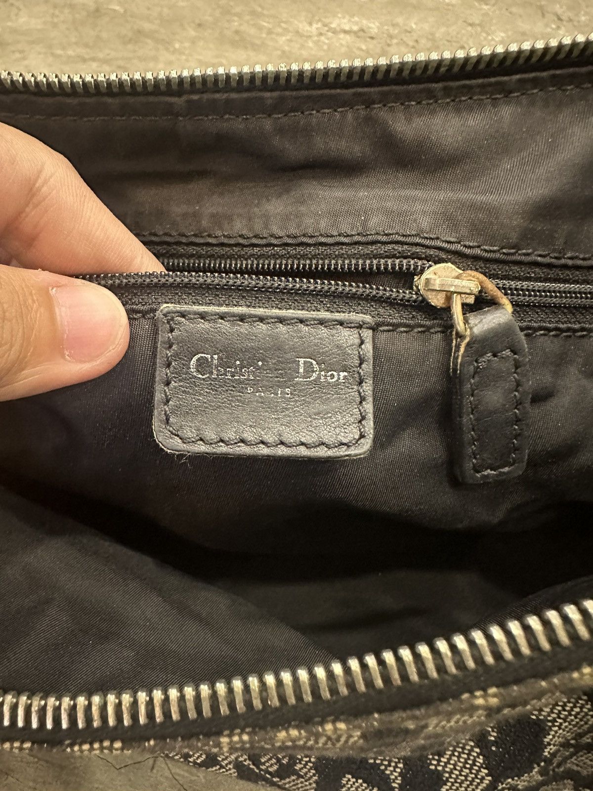 Christian Dior Monsieur Christian Dior Trotter Canvas Shoulder Bag Size ONE SIZE - 12 Thumbnail