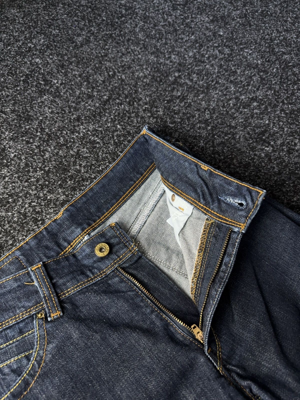 Levi's Y2K 00s Levi’s 417 Straight Fit Denim Jeans Dark Wash Size 30" / US 8 / IT 44 - 7 Thumbnail