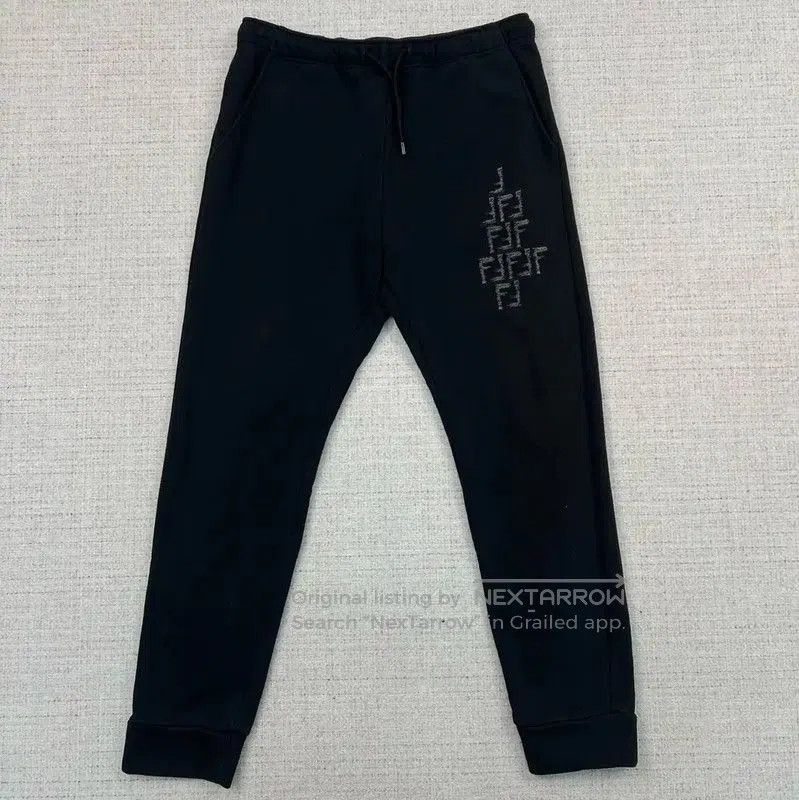 Other Fendi Black Cotton Print Casual Pants . Size US 28 / EU 44 - 1 Thumbnail