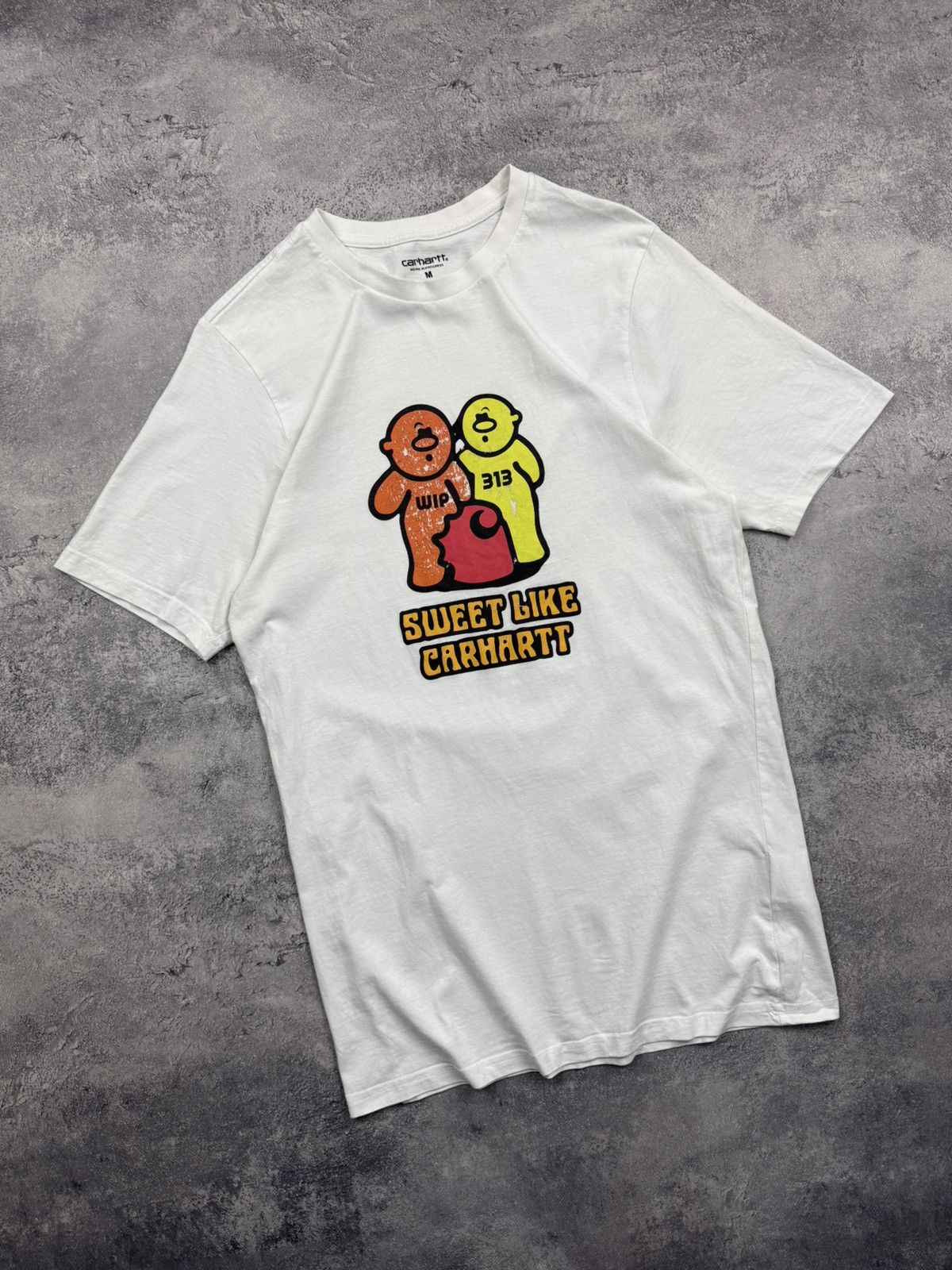 Carhartt Wip Carhartt WIP Big Logo T-Shirt White Tee Y2K Streetwear Skate Size US M / EU 48-50 / 2 - 4 Thumbnail
