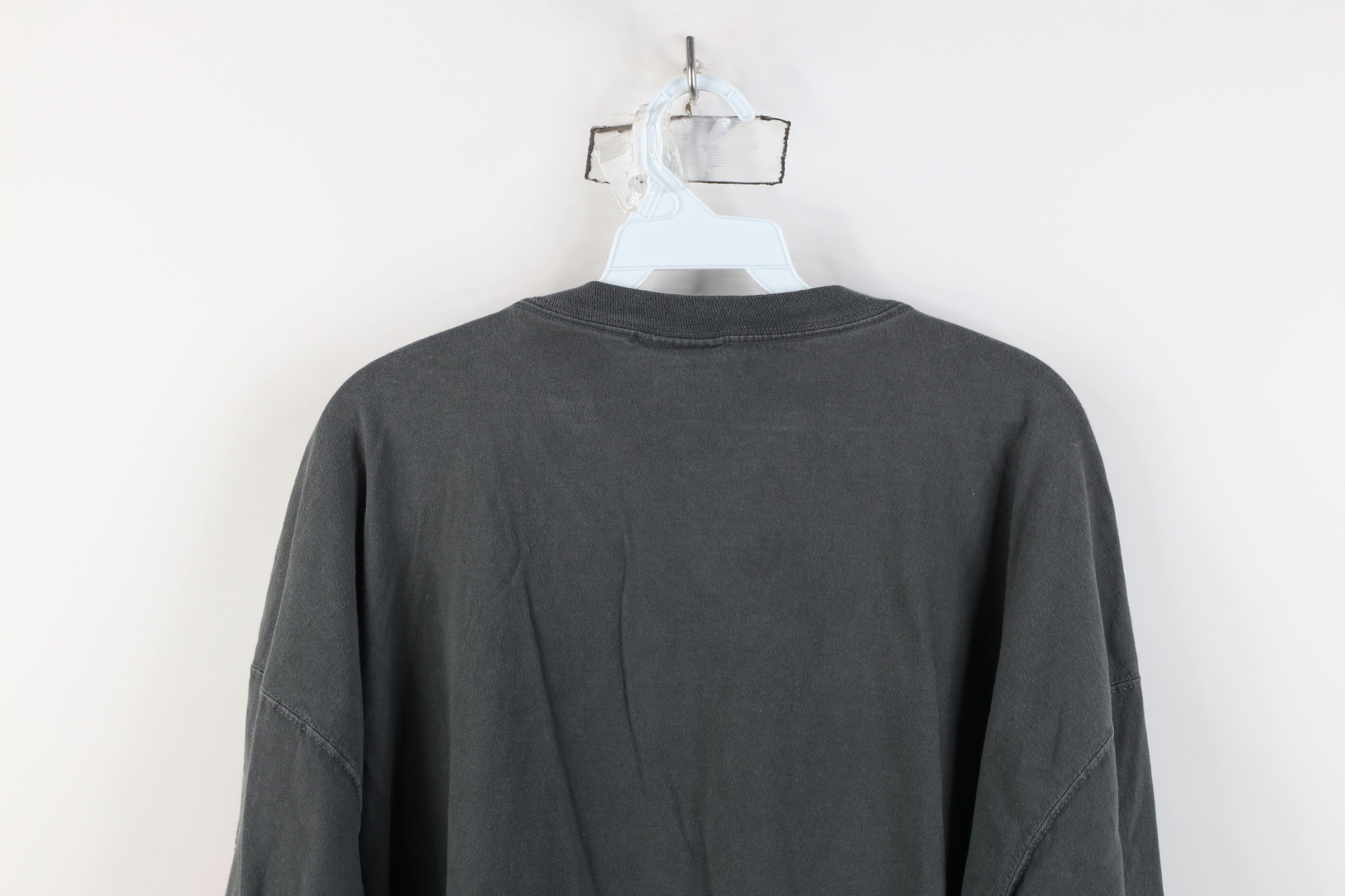 Vintage Vintage 90s University of Findlay Long Sleeve T-Shirt Gray Size US XXL / EU 58 / 5 - 14 Thumbnail
