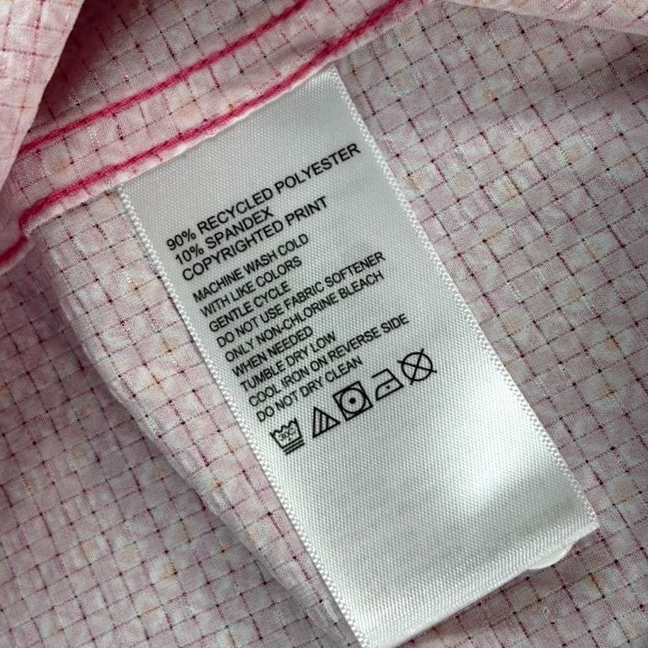Tommy Bahama Tommy Bahama Island Zone Bahama Coast Paquito Geo IslandZone Pink Shirt Men XL Size US XL / EU 56 / 4 - 7 Thumbnail