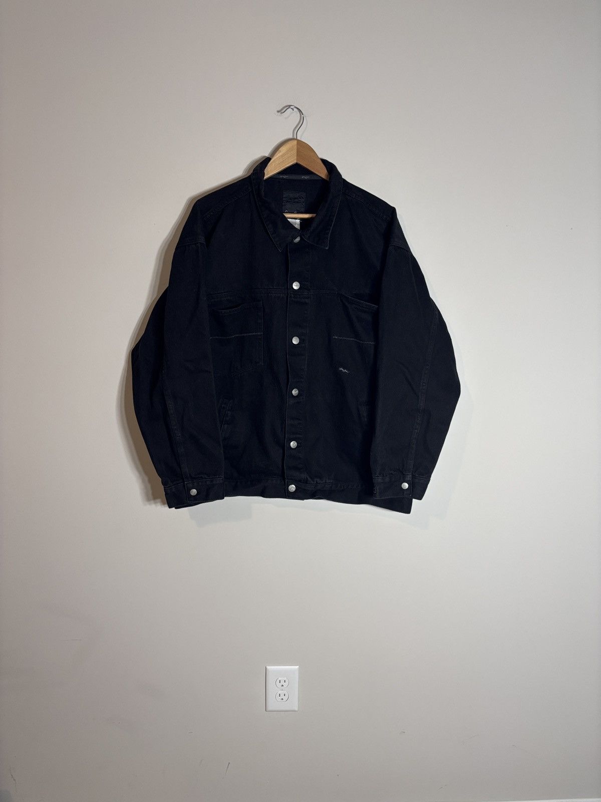 Sean John Vtg Sean John Black Denim Jacket Jeans Set Hip Hop Y2K XXL Size US XXL / EU 58 / 5 - 1 Thumbnail