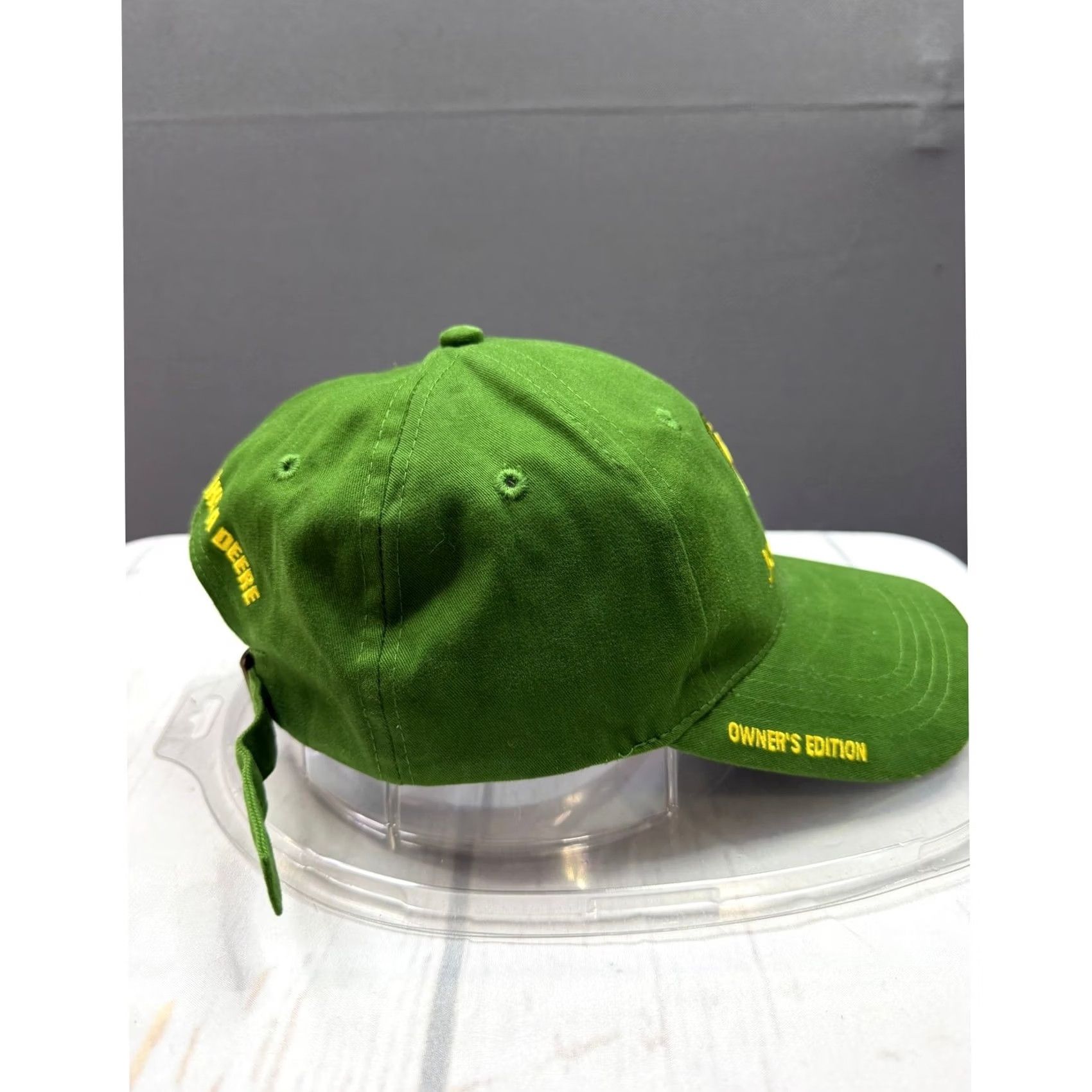 John Deere VINTAGE John Deere Baseball Cap Mens Green Owners Edition Adjustable OSFA Size ONE SIZE - 4 Thumbnail