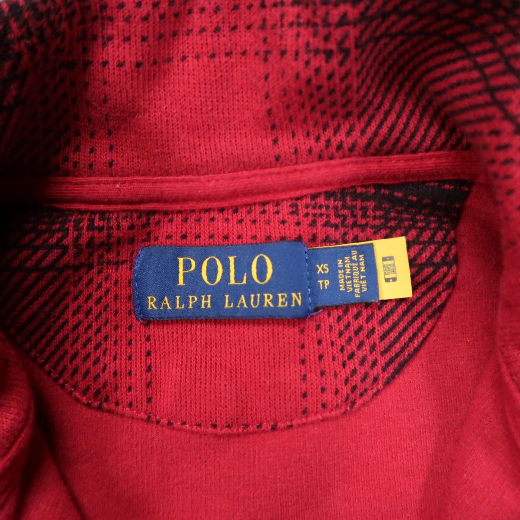 Polo Ralph Lauren Polo Ralph Lauren Sweater Pullover Men XS Red Buffalo Plaid 1/4 Zip Mock Neck Knit Size US XS / EU 42 / 0 - 3 Thumbnail