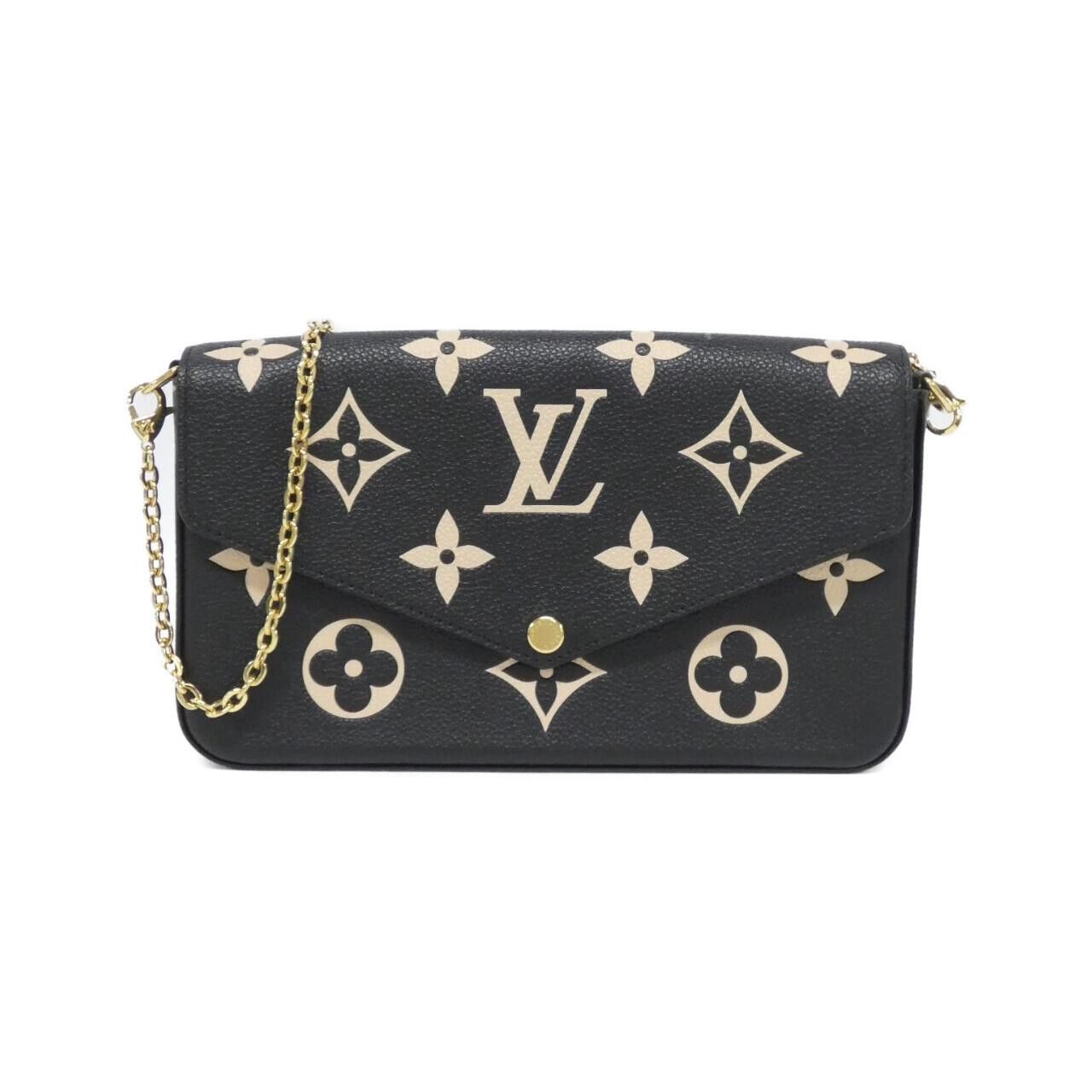 Louis Vuitton Louis Vuitton Louis Vuitton Bicolor Monogram Empreinte Shoulder Bag Leather Shoulder Bag M80482 DUTY FREE for USA Size ONE SIZE - 1 Thumbnail