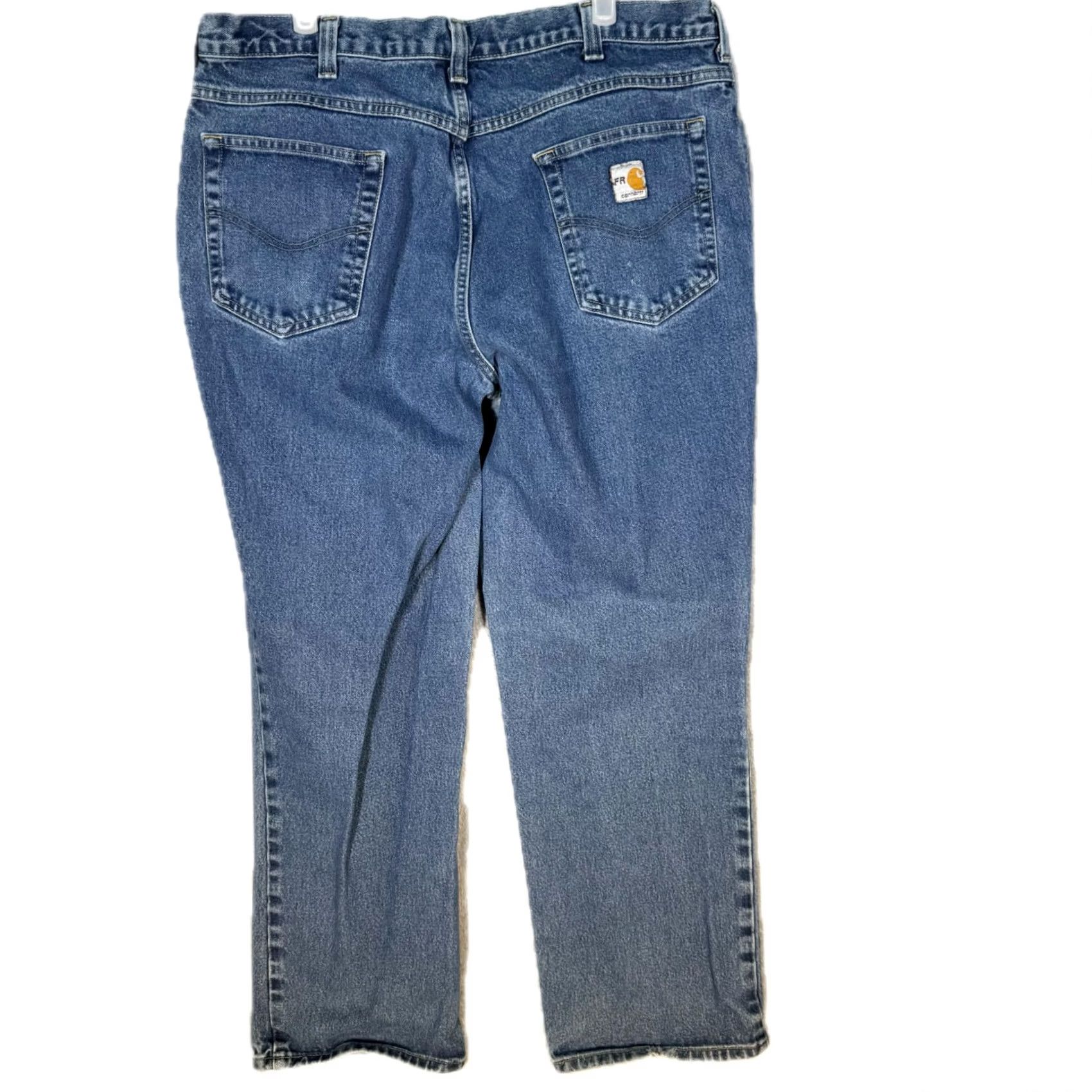 Carhartt Carhartt Jeans 38 X 30 Blue Denim Mid-Rise 5-Pocket Straight Mens Jeans Size US 38 / EU 54 - 2 Thumbnail
