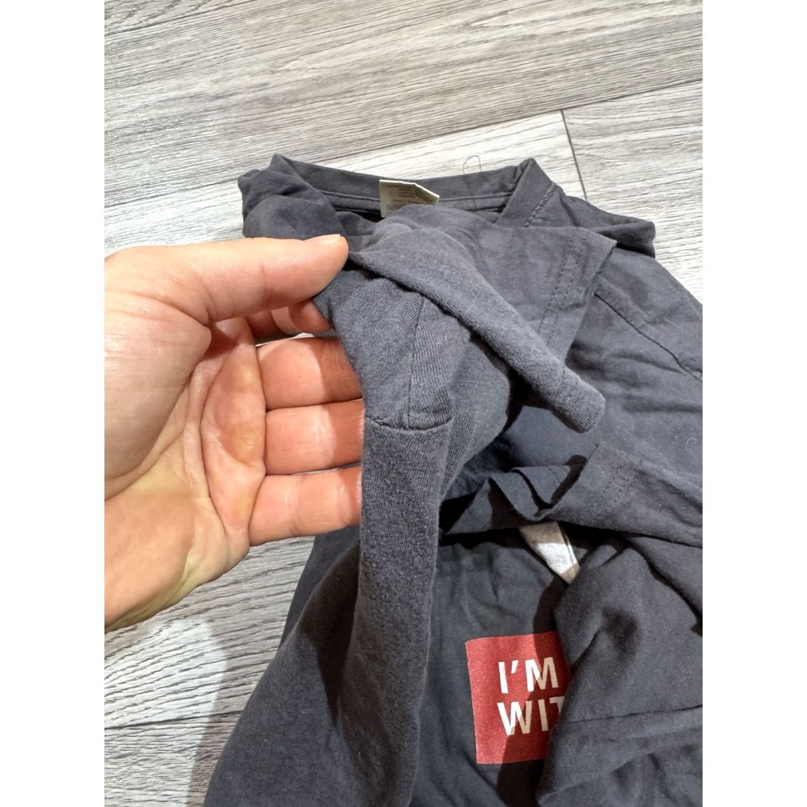 Vintage Marilyn Monroe Graphic T-Shirt "I’m Making It With Marilyn" Size Large Gray Size US L / EU 52-54 / 3 - 5 Thumbnail