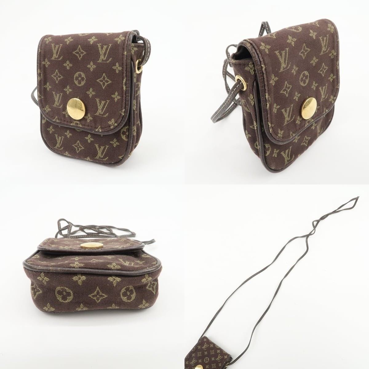 Louis Vuitton Louis Vuitton Mini Lin Pochette Cancun Crossbody Bag Size ONE SIZE - 3 Thumbnail
