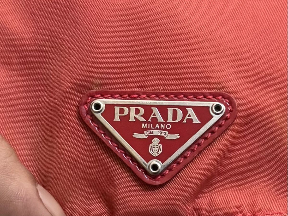 Prada Prada Red Nylo Tessuto Bagpack Vintage Size ONE SIZE - 6 Thumbnail