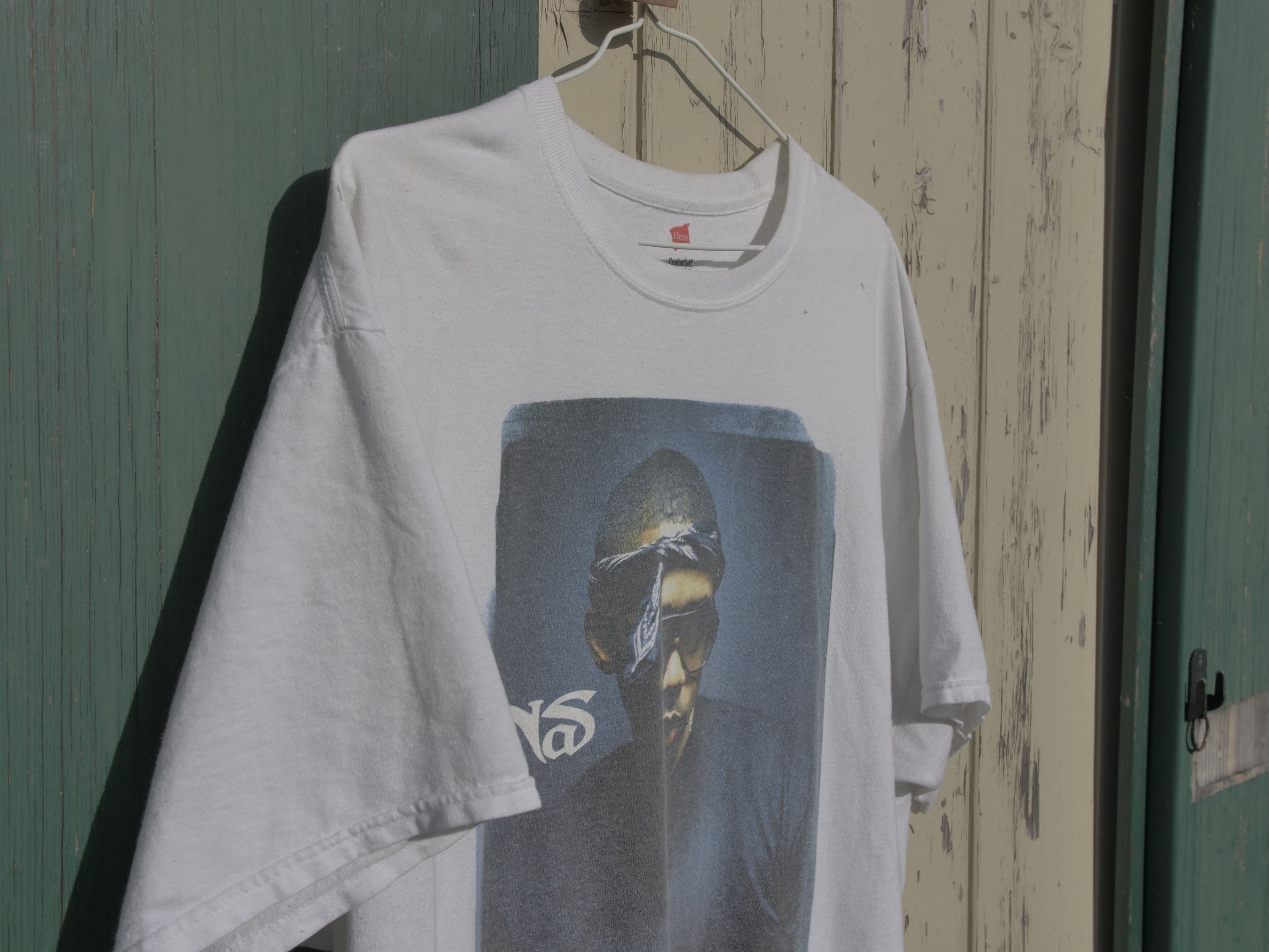 Hanes Vintage Nas Life is Good Shirt Size US L / EU 52-54 / 3 - 5 Thumbnail