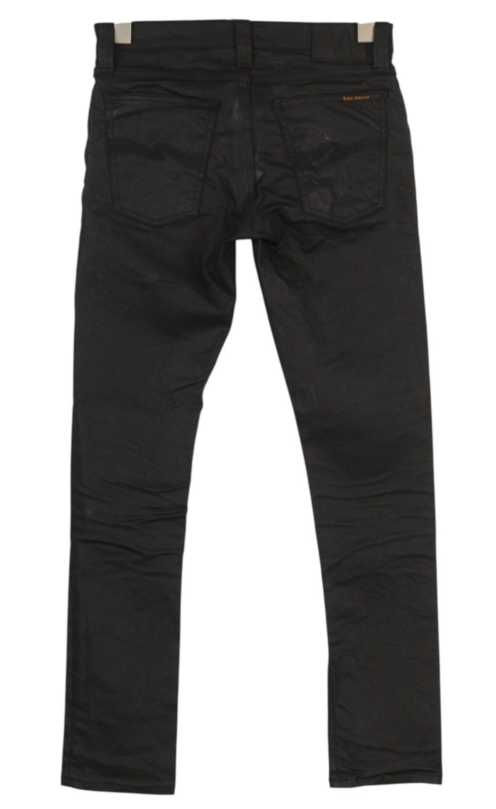 Nudie Jeans TIGHT LONG JOHN W28/L30 Throb Black Coated Jeans 86091 Size US 28 / EU 44 - 2 Thumbnail