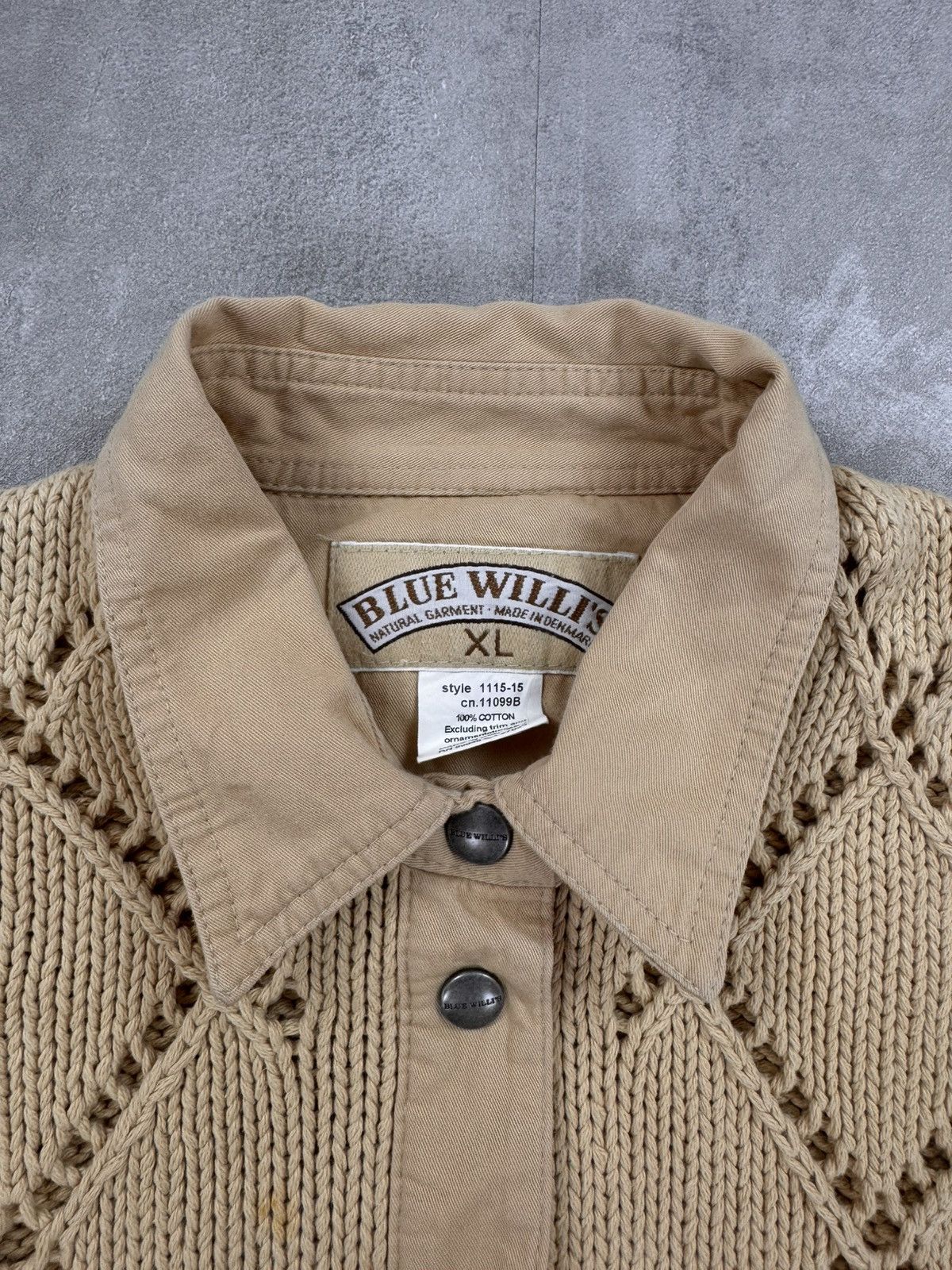 Designer BLUE WILLI’S Cardigan Blue Willis Laces size L-XL Size XL / US 12-14 / IT 48-50 - 4 Thumbnail