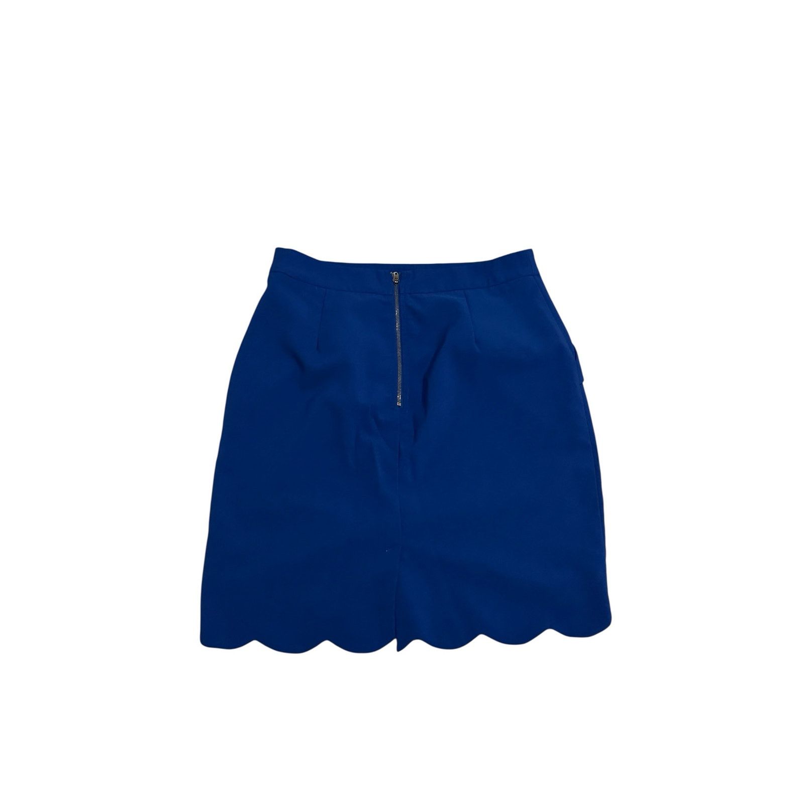 Other Brixon Ivy Ivy Royal Blue Pockets Ruffle Short Pencil Skirt Size 28" / US 6 / IT 42 - 7 Thumbnail