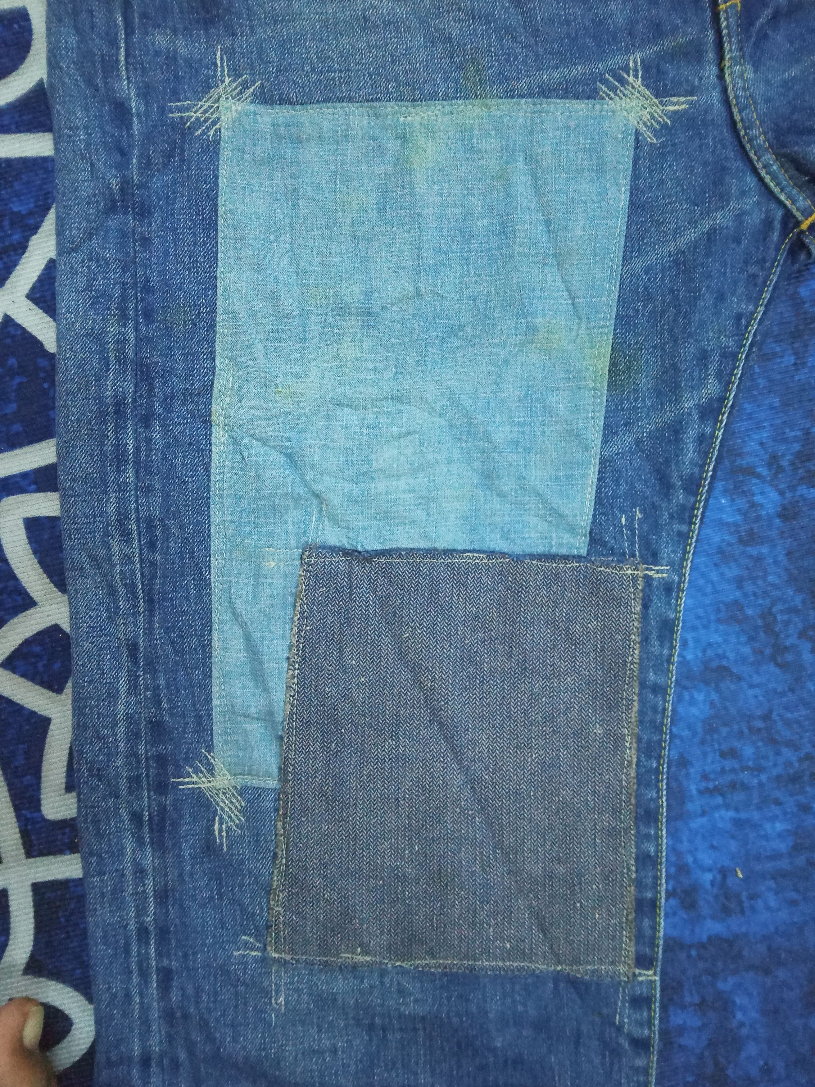 Comme des Garcons Junya Watanabe x Comme Des Garcons Denim Patchworks Jeans Size US 34 / EU 50 - 10 Thumbnail