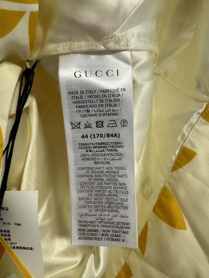 Gucci Gucci x adidas Yellow Logo Short Sleeve Shirt-2506 Size US M / EU 48-50 / 2 - 4 Thumbnail