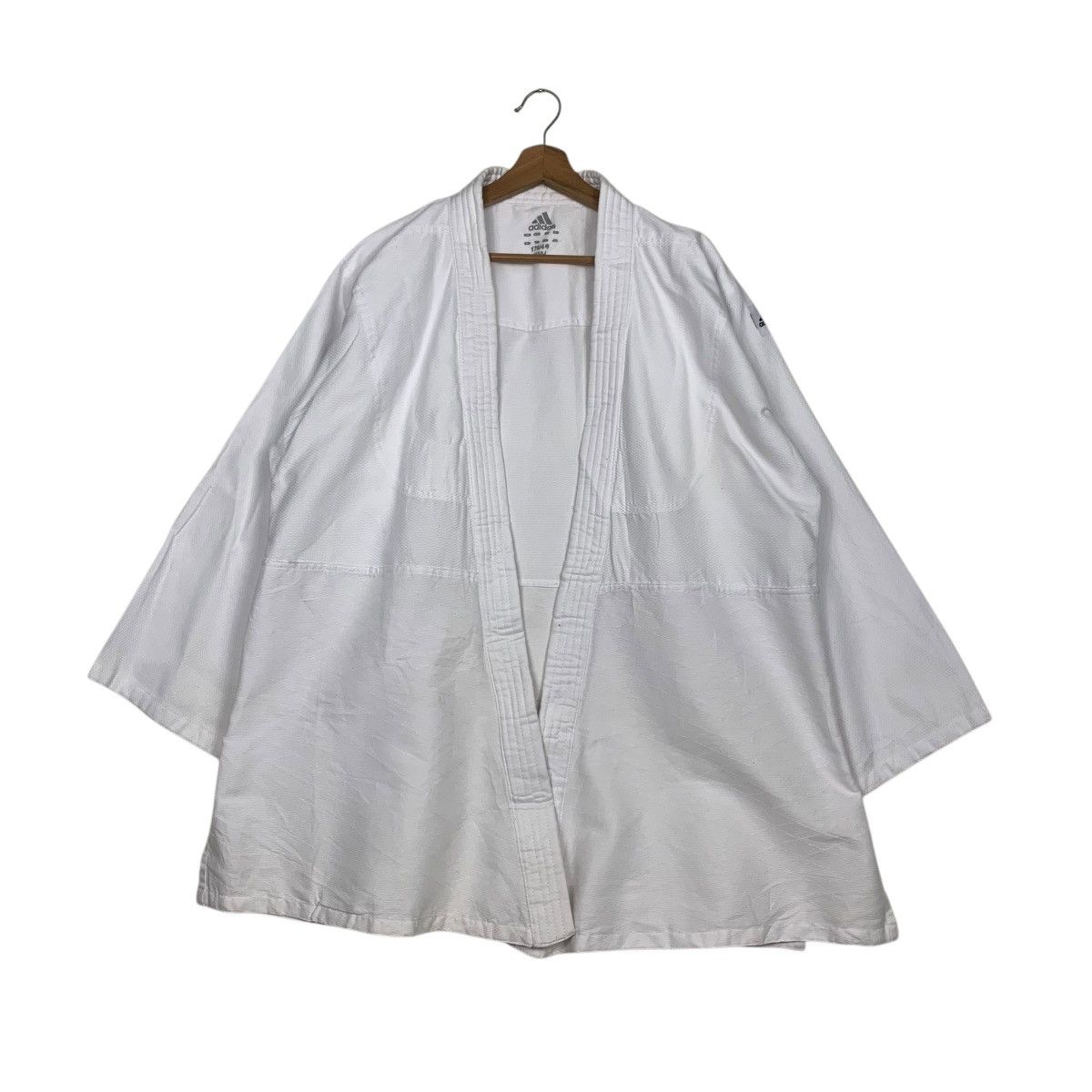 Adidas ADIDAS Three Stripe White Martial Arts Gi Jacket #2692-C120 Size US M / EU 48-50 / 2 - 1 Thumbnail