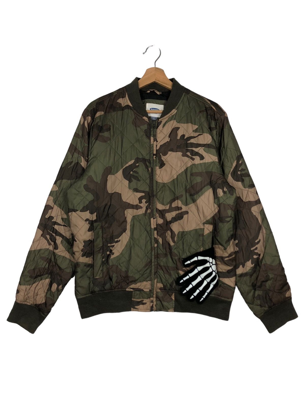 Japanese Brand 🔥90’s Camo Bomber Jacket Old Navy Buzz Ricksons Design Size US S / EU 44-46 / 1 - 1 Thumbnail