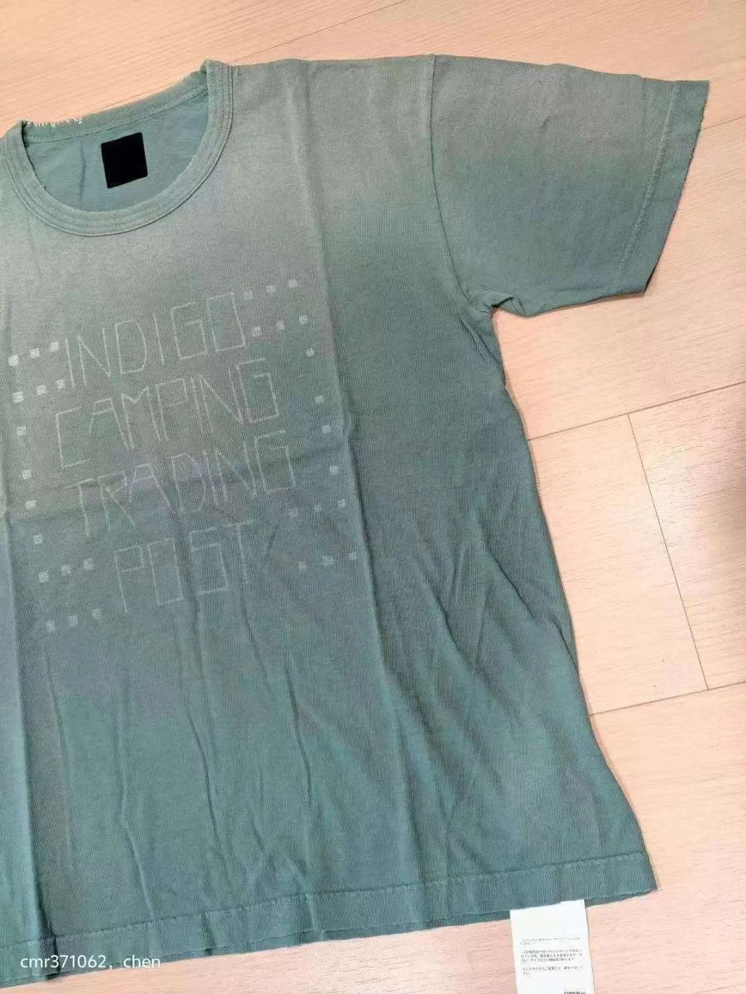 Visvim VISVIM 20 ICT JUMBO TEE S/S CRASH Green3 4 711 ICT Size US L / EU 52-54 / 3 - 4 Thumbnail
