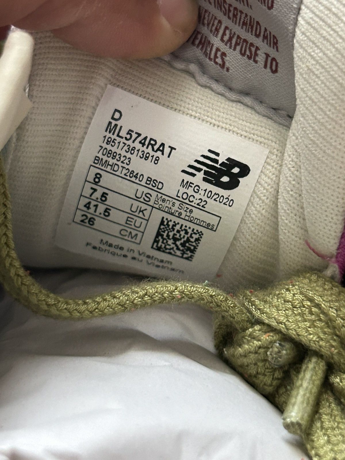 New Balance × Stray Rats Stray rats x new balance 574 red Size US 9 / EU 42 - 7 Thumbnail