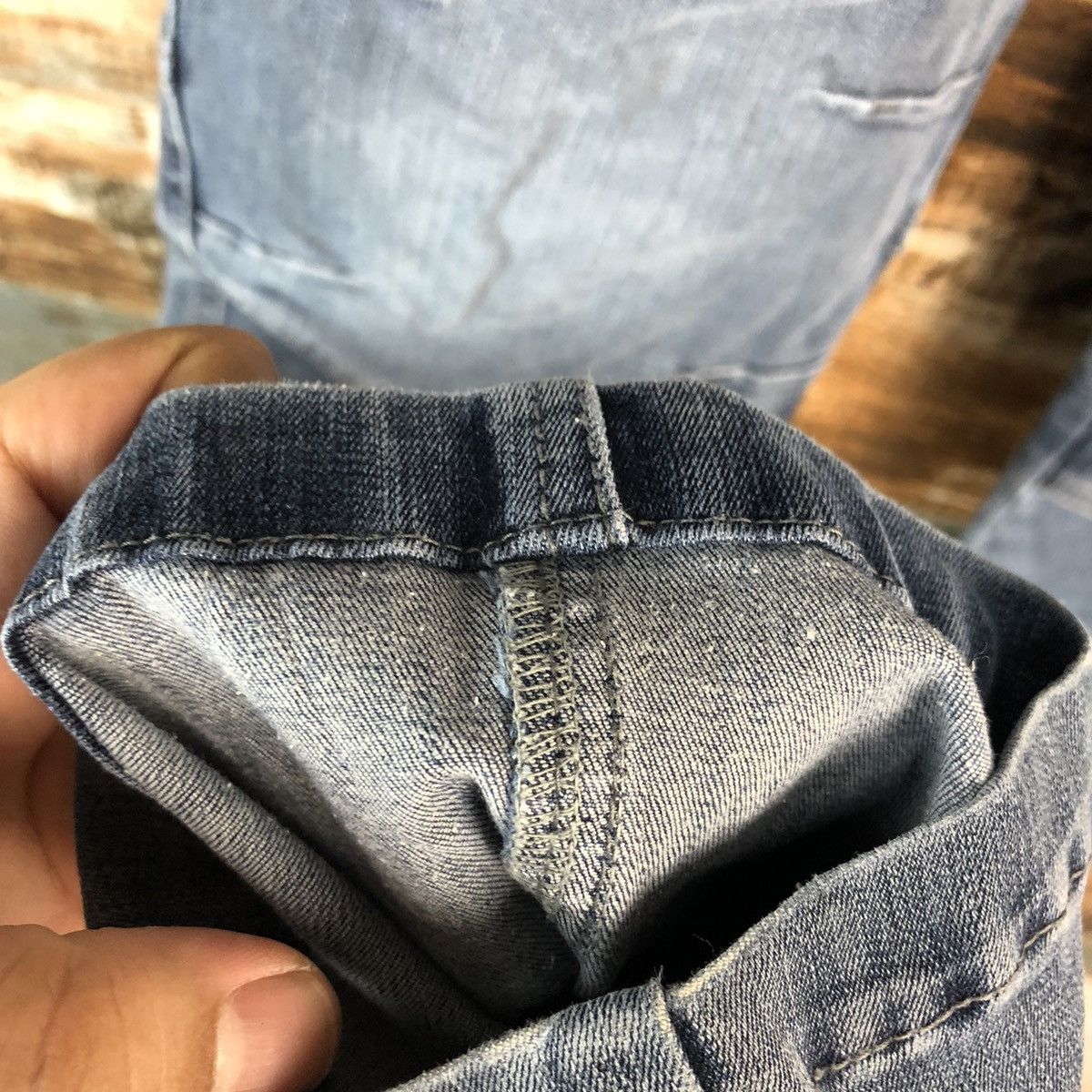 Japanese Brand Tora japan vintage ripped Blue Denim Pants #A2159 Size US 32 / EU 48 - 16 Thumbnail