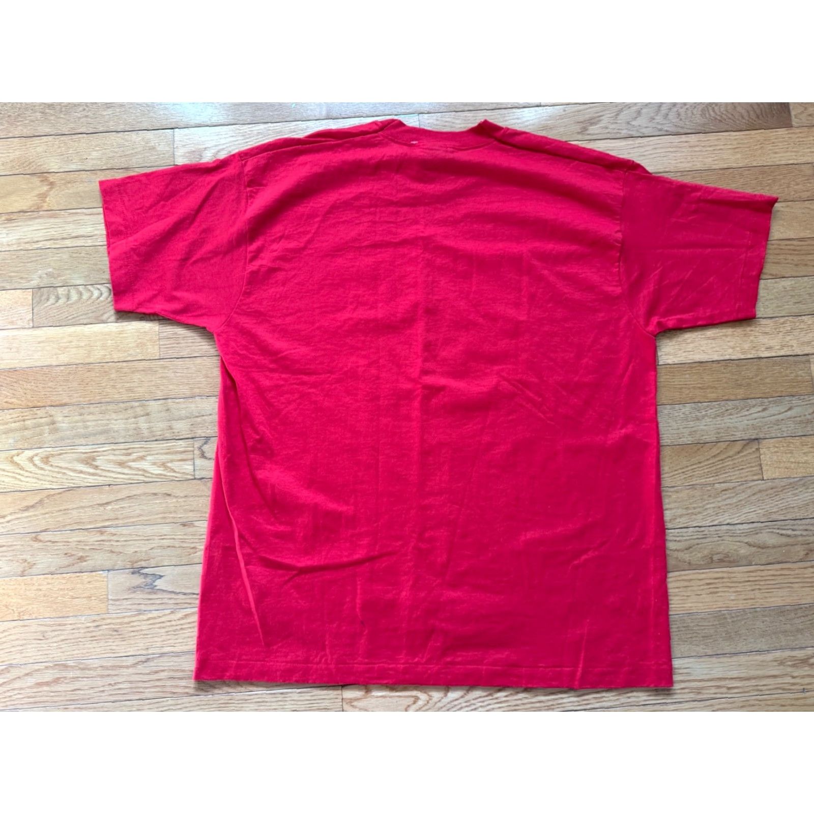 Vintage VINTAGE Arkansas Razorbacks Graphic Single Stitch T-Shirt XXL Red 90s Mens Shirt Size US XXL / EU 58 / 5 - 2 Thumbnail