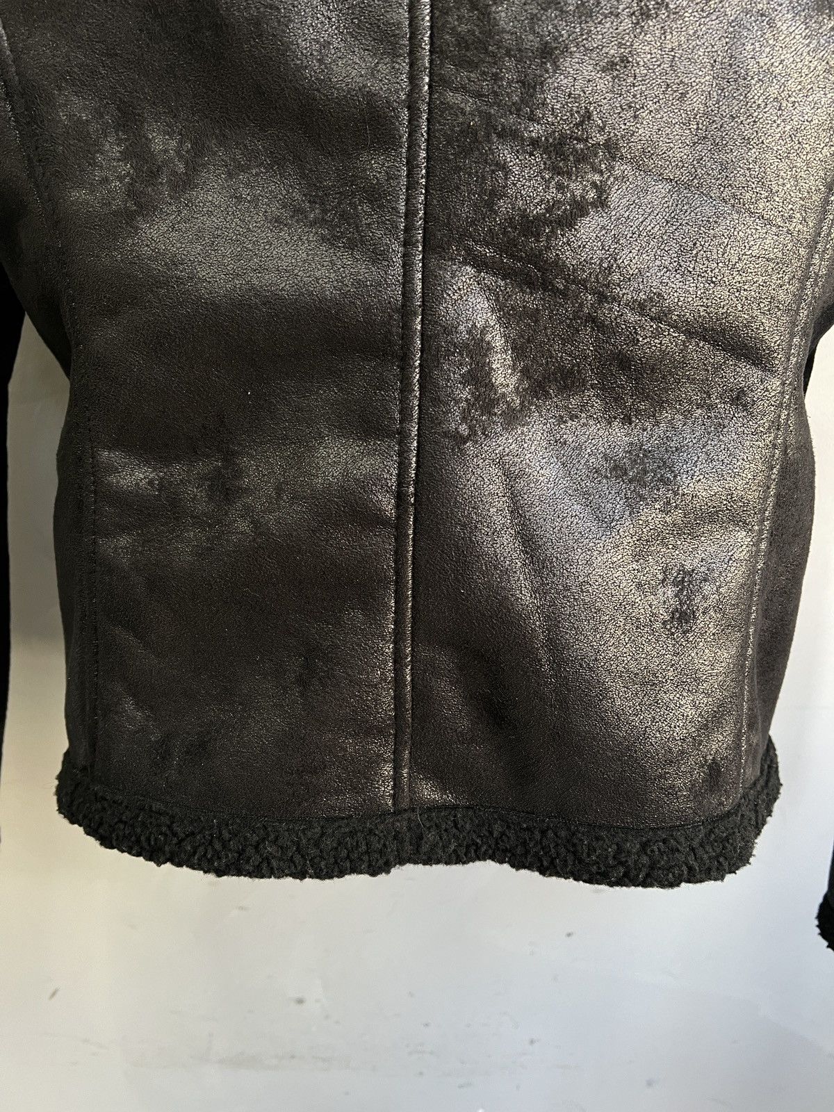 Armani Armani Exchange faux leather archive 2010 avant garde jacket Size US S / EU 44-46 / 1 - 9 Thumbnail