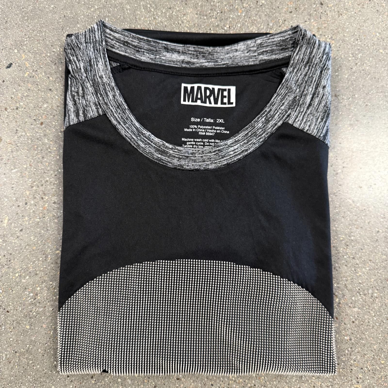Marvel Comics NWOT Marvel PUNISHER Raised Spikes Logo Tee - Men's 2XL Size US XXL / EU 58 / 5 - 6 Thumbnail