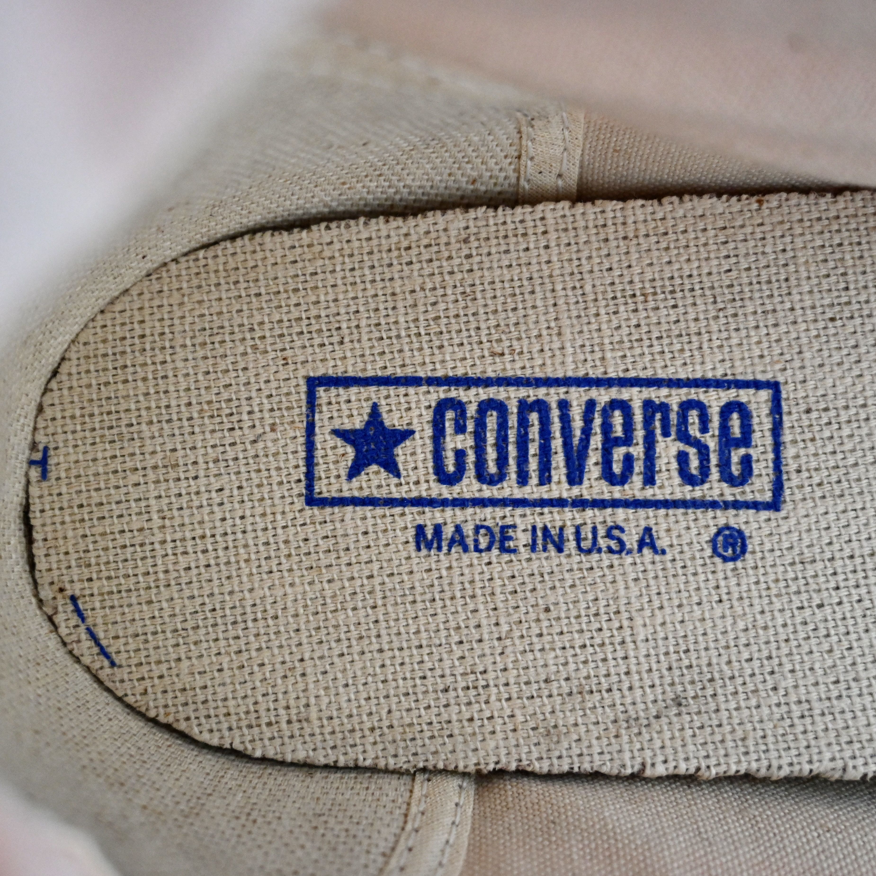 Converse DEADSTOCK, VTG 1980s Converse ALL STAR HI, Chuck Taylor Size US 11.5 / EU 44-45 - 14 Thumbnail