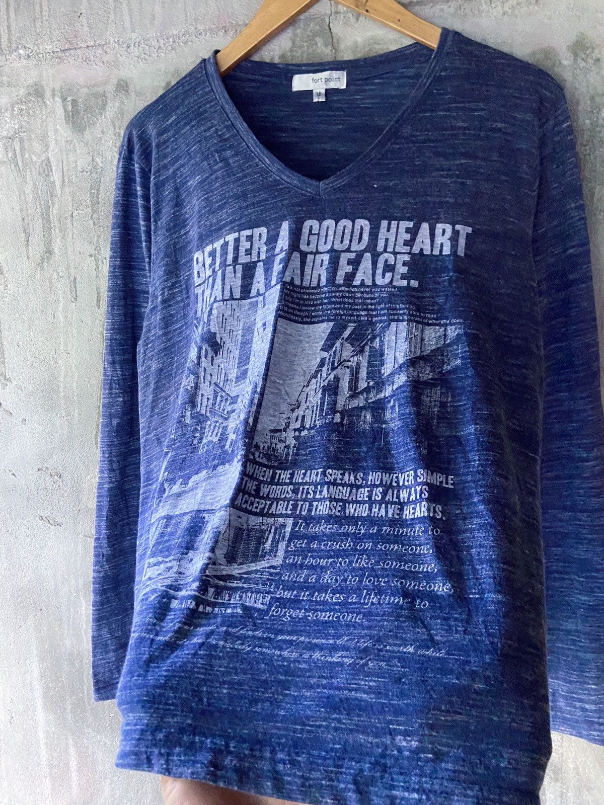 Japanese Brand BETTER A GOOD HEART THAN A FAIR FACE LONG SLEEVE Size US M / EU 48-50 / 2 - 3 Thumbnail