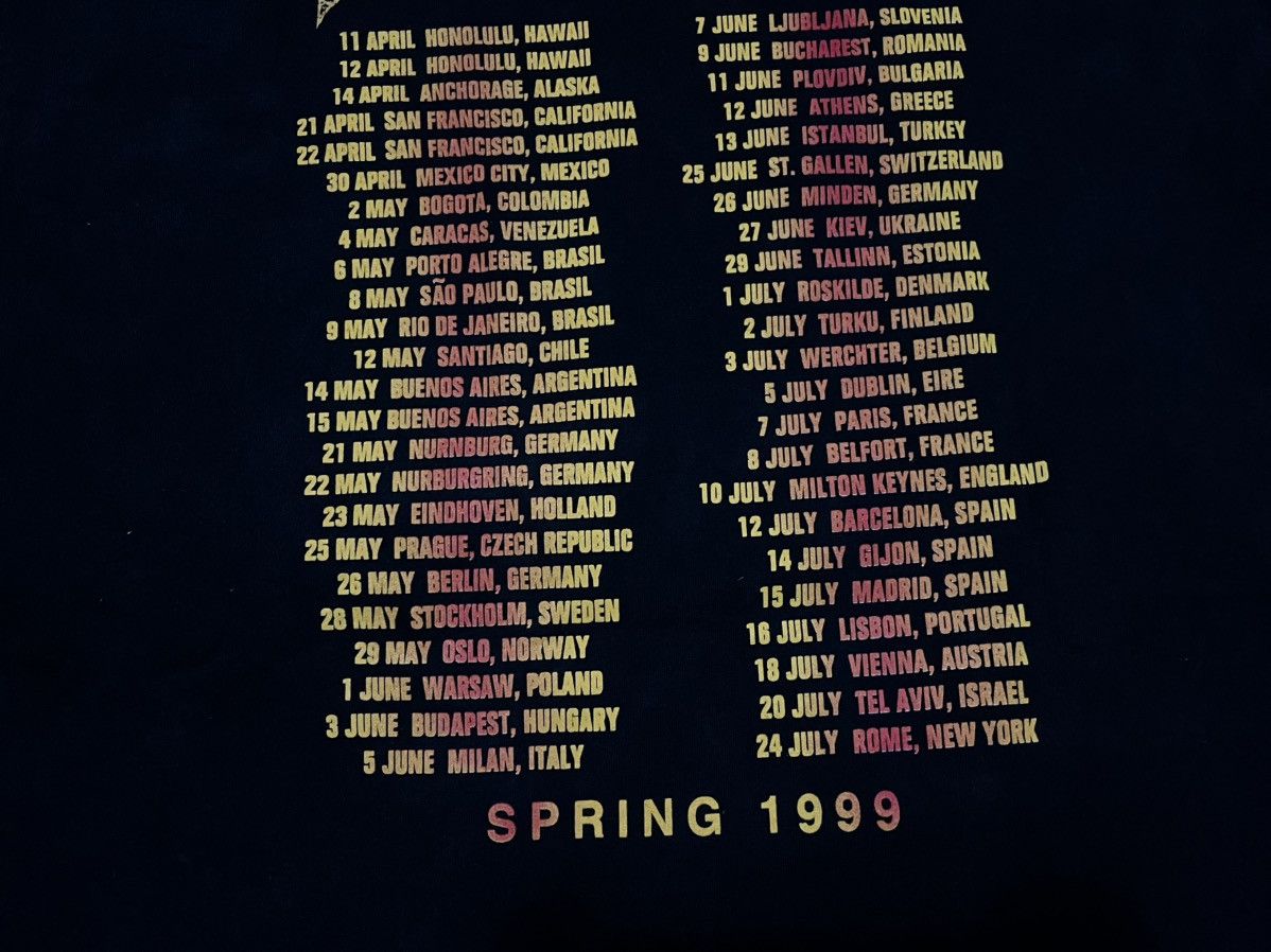 Metallica Vintage Metallica Summer Tour Tee Size US L / EU 52-54 / 3 - 7 Thumbnail