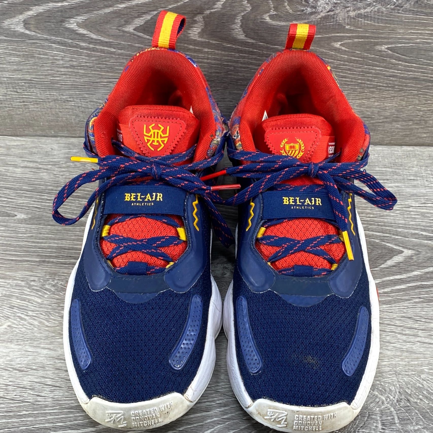 Adidas adidas Basketball Sneakers Mens Size 8 D.O.N Issue #3 Bel-Air Navy Red DON 3 NBA Shoes Size US 8 / EU 41 - 3 Thumbnail