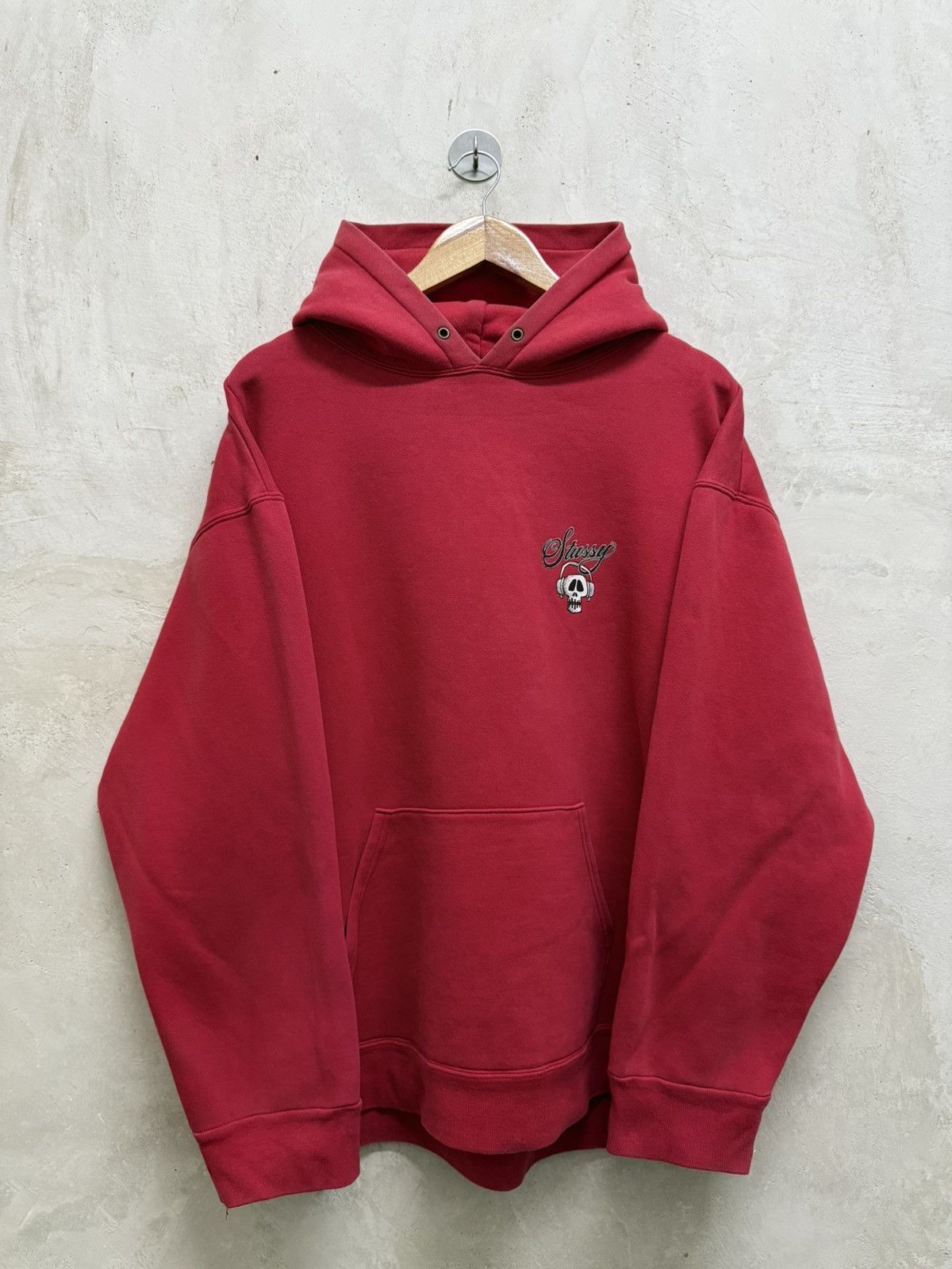 Stussy Early 2000s Stussy Skull Headphones Hoodie Size US XL / EU 56 / 4 - 4 Thumbnail