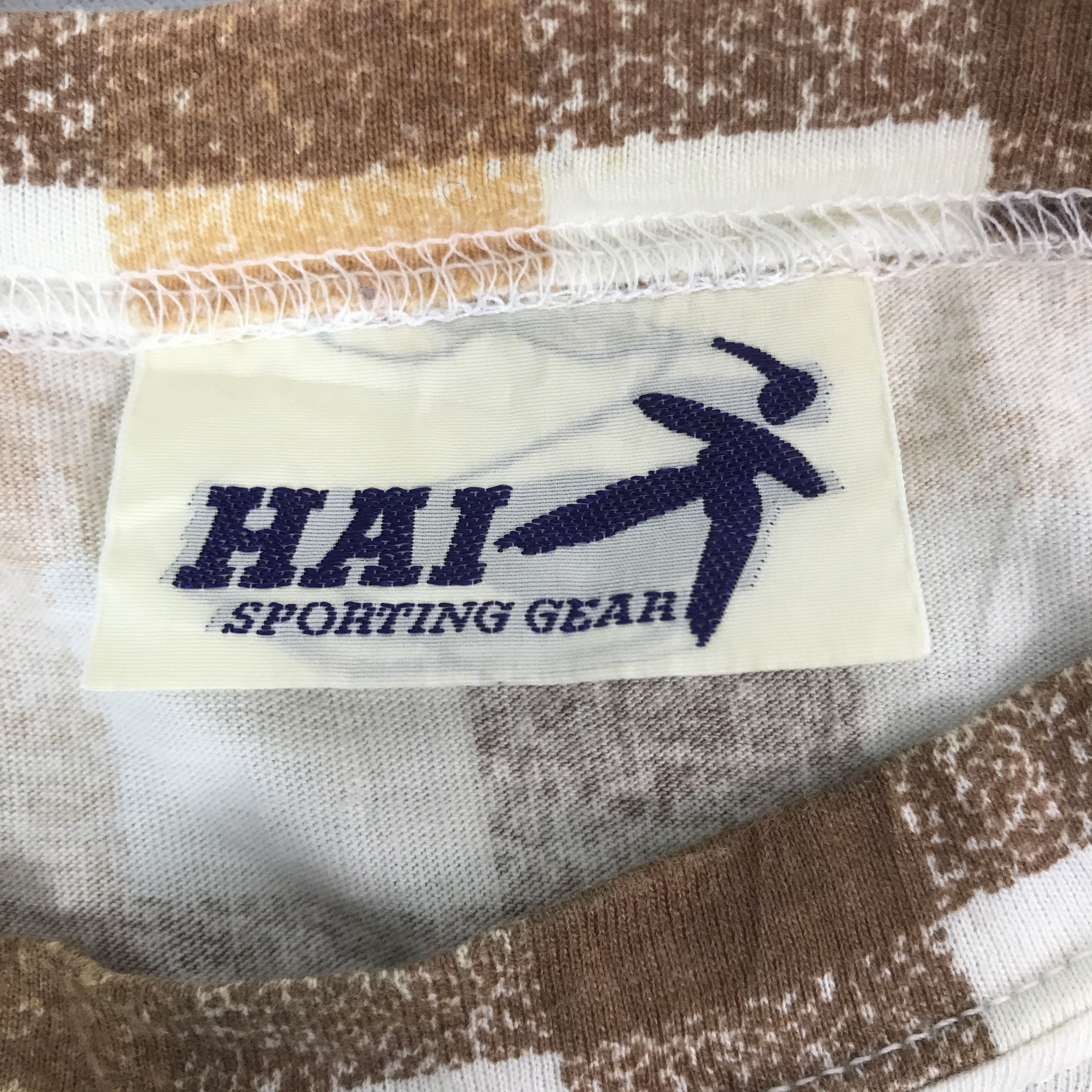 Vintage Hai Sporting Gear tartan long sleeve T-Shirt