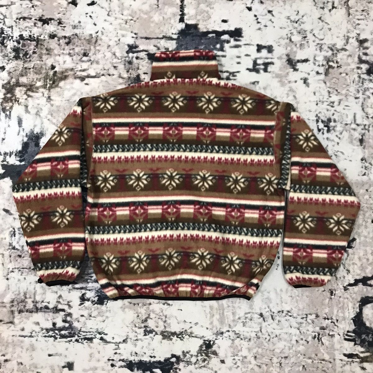 Japanese Brand × Native Vintage United Gear Native Navajo Fleece Sweater Jacket Size US L / EU 52-54 / 3 - 8 Thumbnail