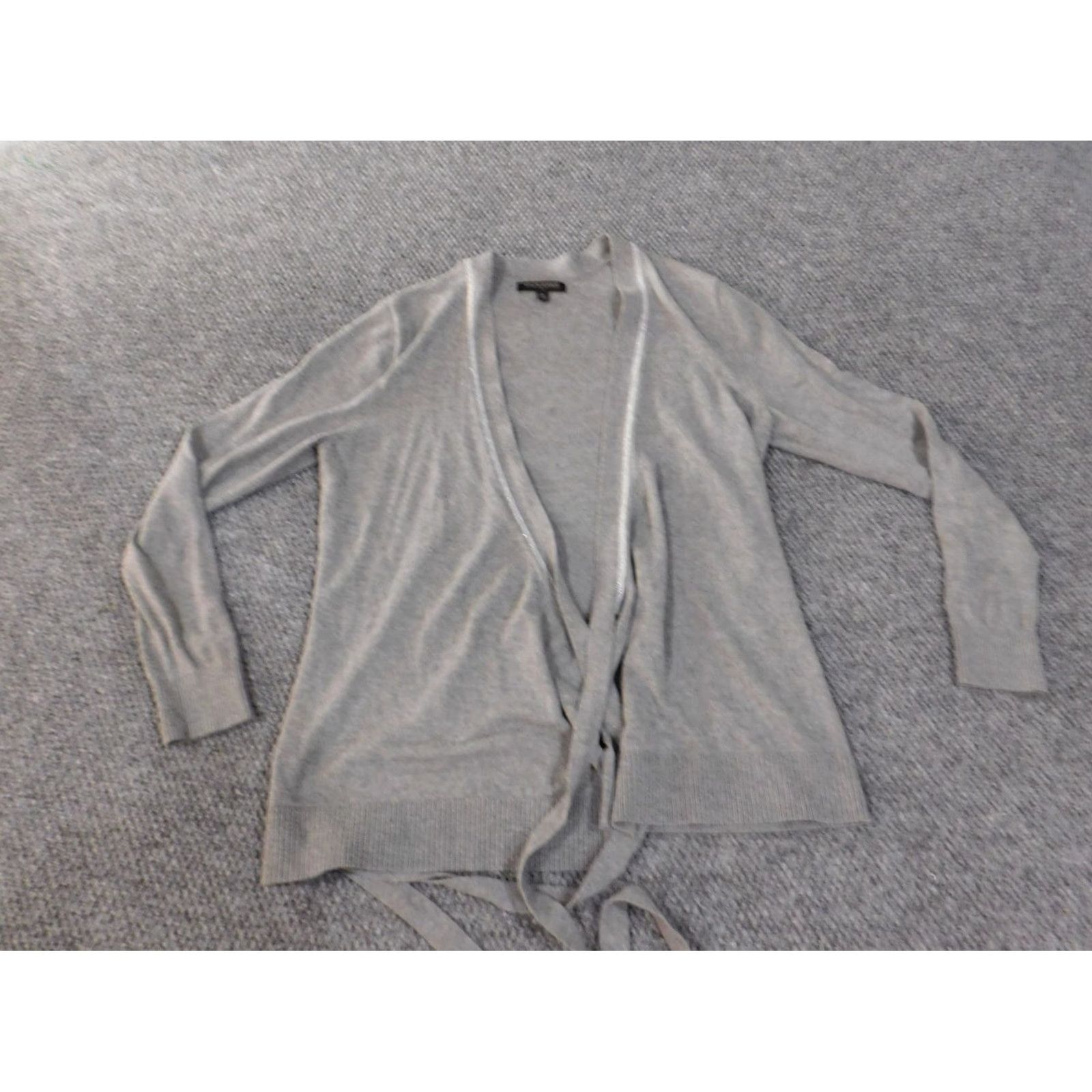 Banana Republic Banana Republic Sweater Cardigan Womens M Casual Open String Cable-Knit Floral Blue Raglan Sleeve Mens? Girls? Size M / US 6-8 / IT 42-44 - 2 Thumbnail