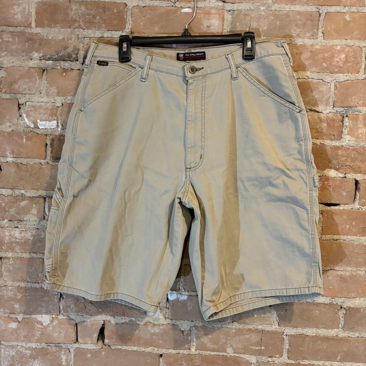 Polo Ralph Lauren × Vintage $70 Y2K Polo Carpenter Shorts Size US 33 - 1 Thumbnail