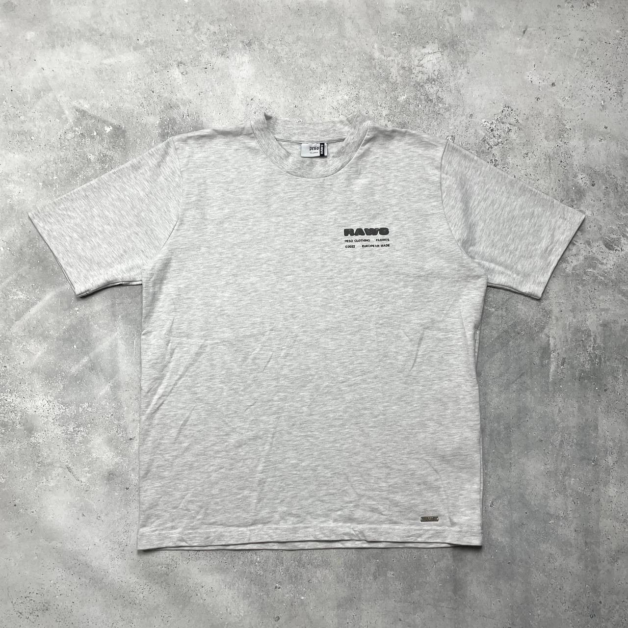 Peso Peso Clo Raws Slim Heavy Logo T Shirt Gray Size XL/XXL Size US XL / EU 56 / 4 - 1 Thumbnail