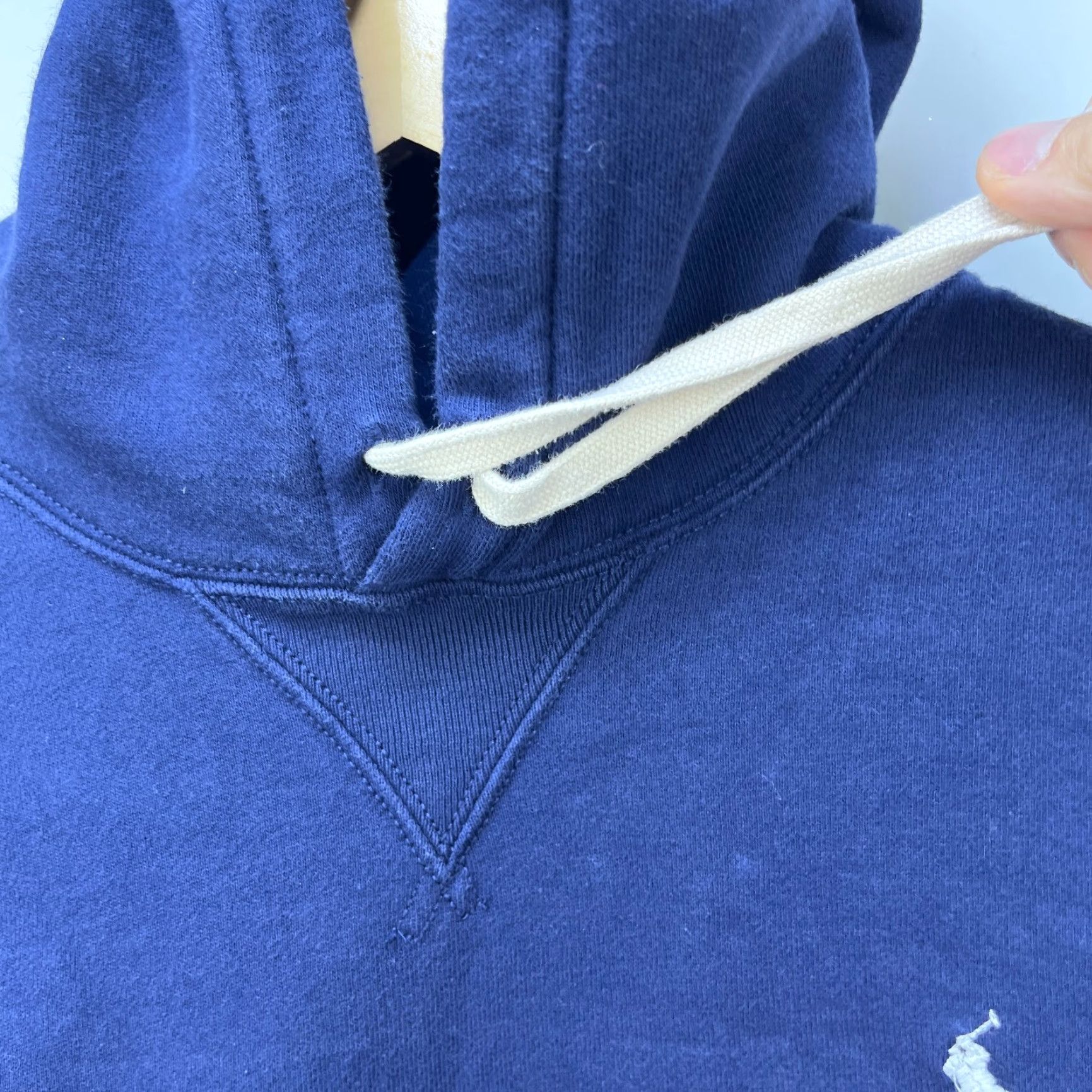 Polo Ralph Lauren VINTAGE Polo Ralph Lauren Pony Hoodie Men L Navy Blue Size US L / EU 52-54 / 3 - 4 Thumbnail