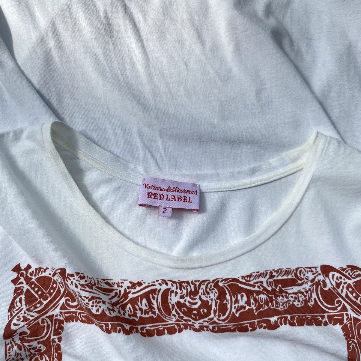 Vivienne Westwood Vivienne Westwood Floral Basket & Bird Print White Tee Size M / US 6-8 / IT 42-44 - 5 Thumbnail