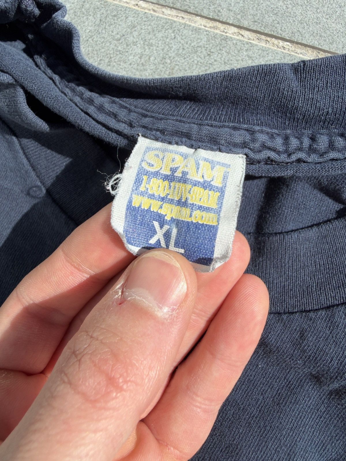 Other RARE Vintage 80s Spam Tee Size US XL / EU 56 / 4 - 2 Thumbnail