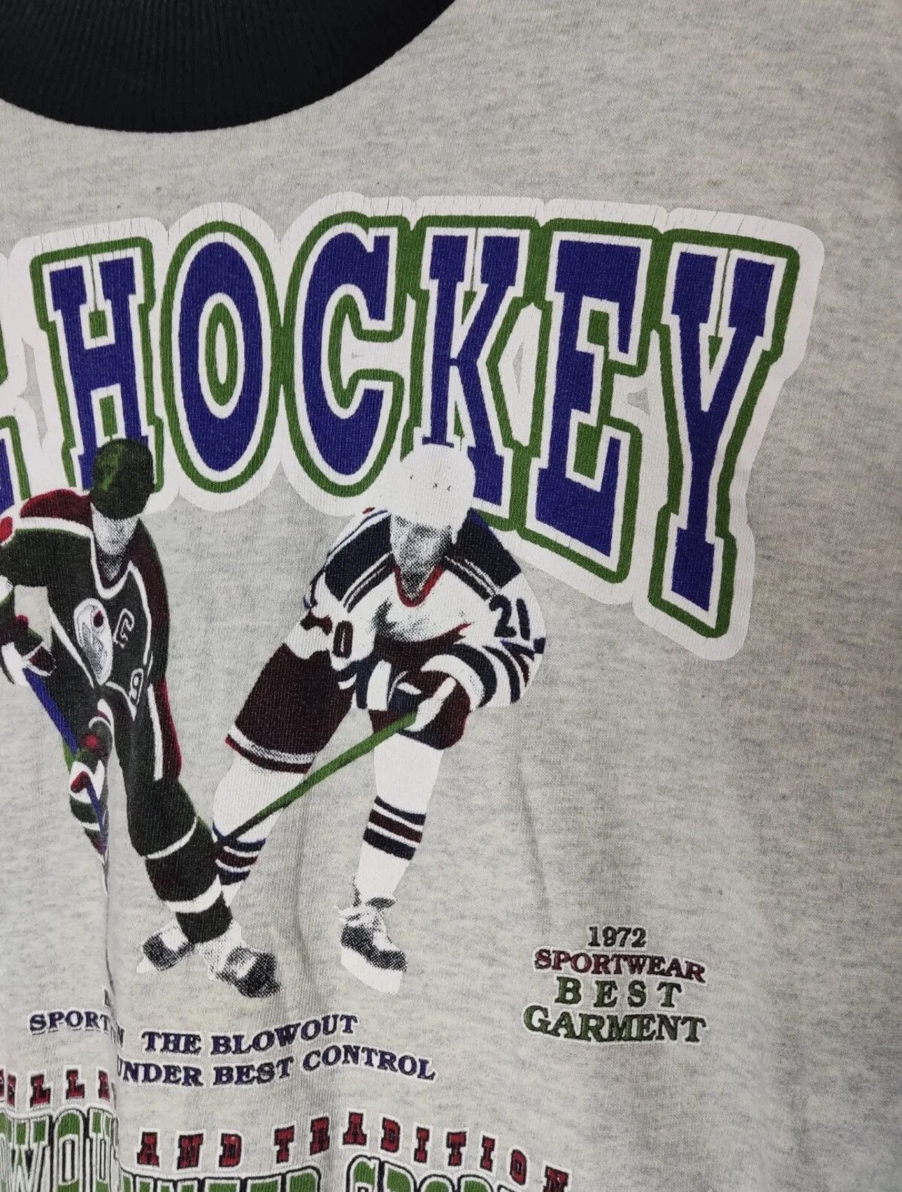 NHL Vintage Blowout Ice Hockey Sweatshirt Graphic Pullover Size US L / EU 52-54 / 3 - 9 Thumbnail