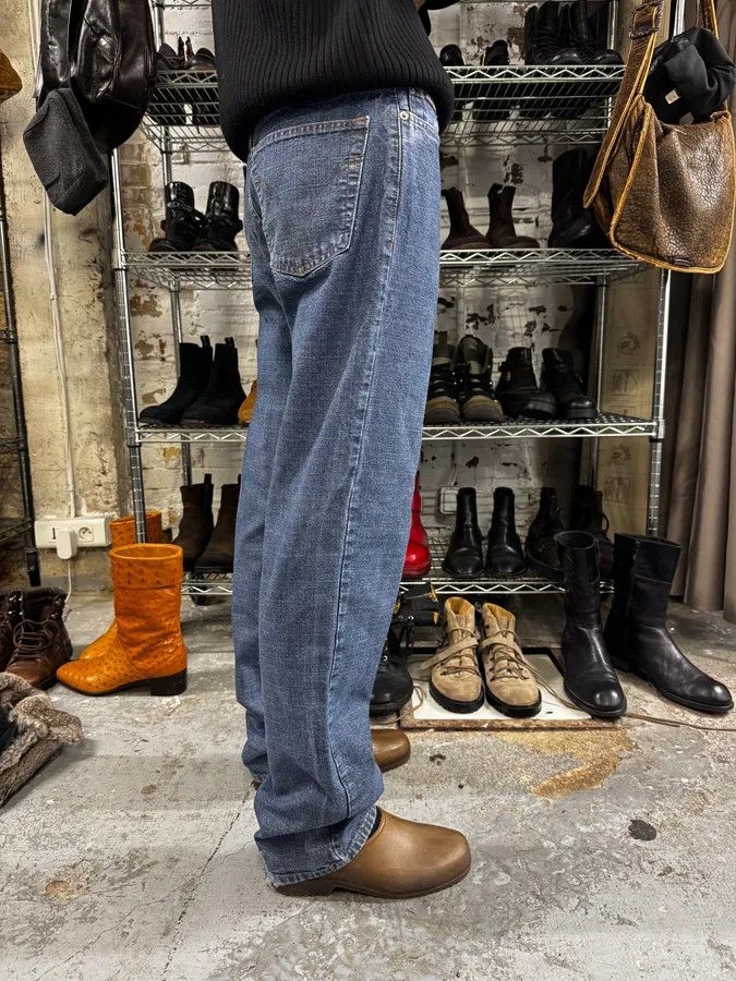 Dolce & Gabbana 2000s Dolce & Gabbana Raw Blue Denim Jeans Size US 31 - 4 Thumbnail