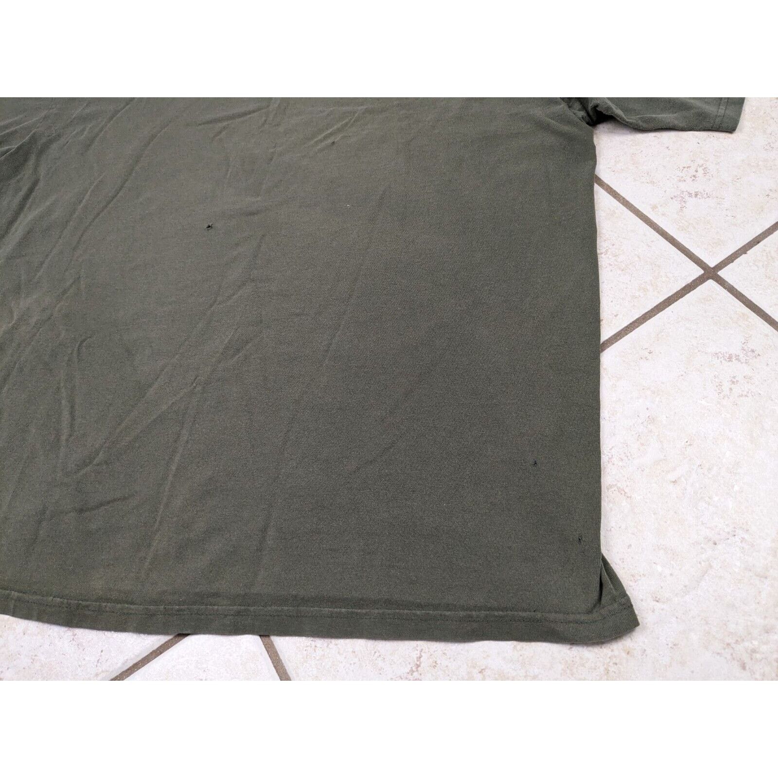 Nike Vtg Nike Shirt XL Olive Green Big Center Swoosh Check USA Size US XL / EU 56 / 4 - 20 Thumbnail