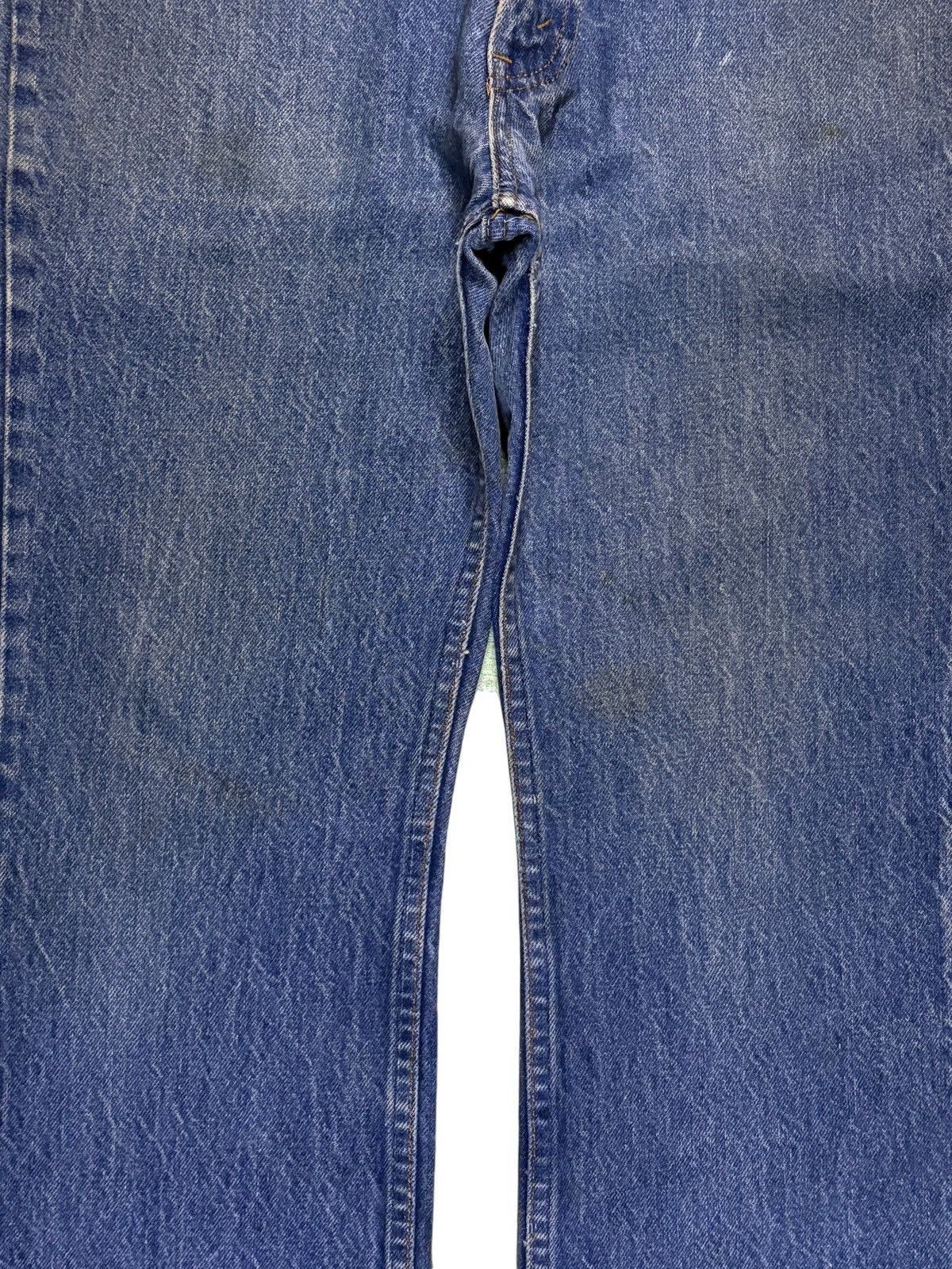 Levi's Vintage 70s Levis 517 Orange Tab Mud Wash Flare Jeans Size US 30 / EU 46 - 5 Thumbnail
