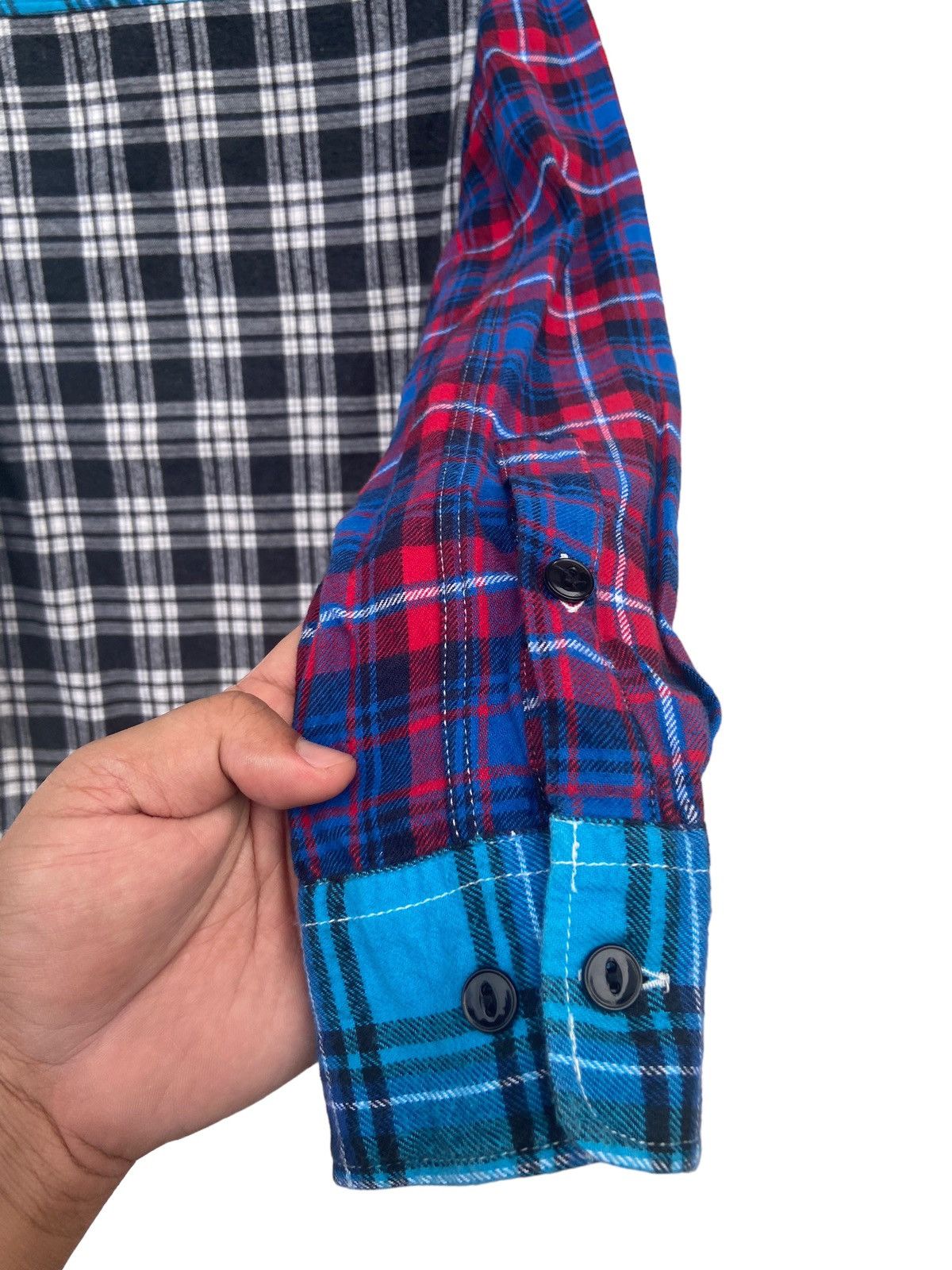 Beams Plus Beams Japan Multi Color Flannel Shirt Size US M / EU 48-50 / 2 - 2 Thumbnail
