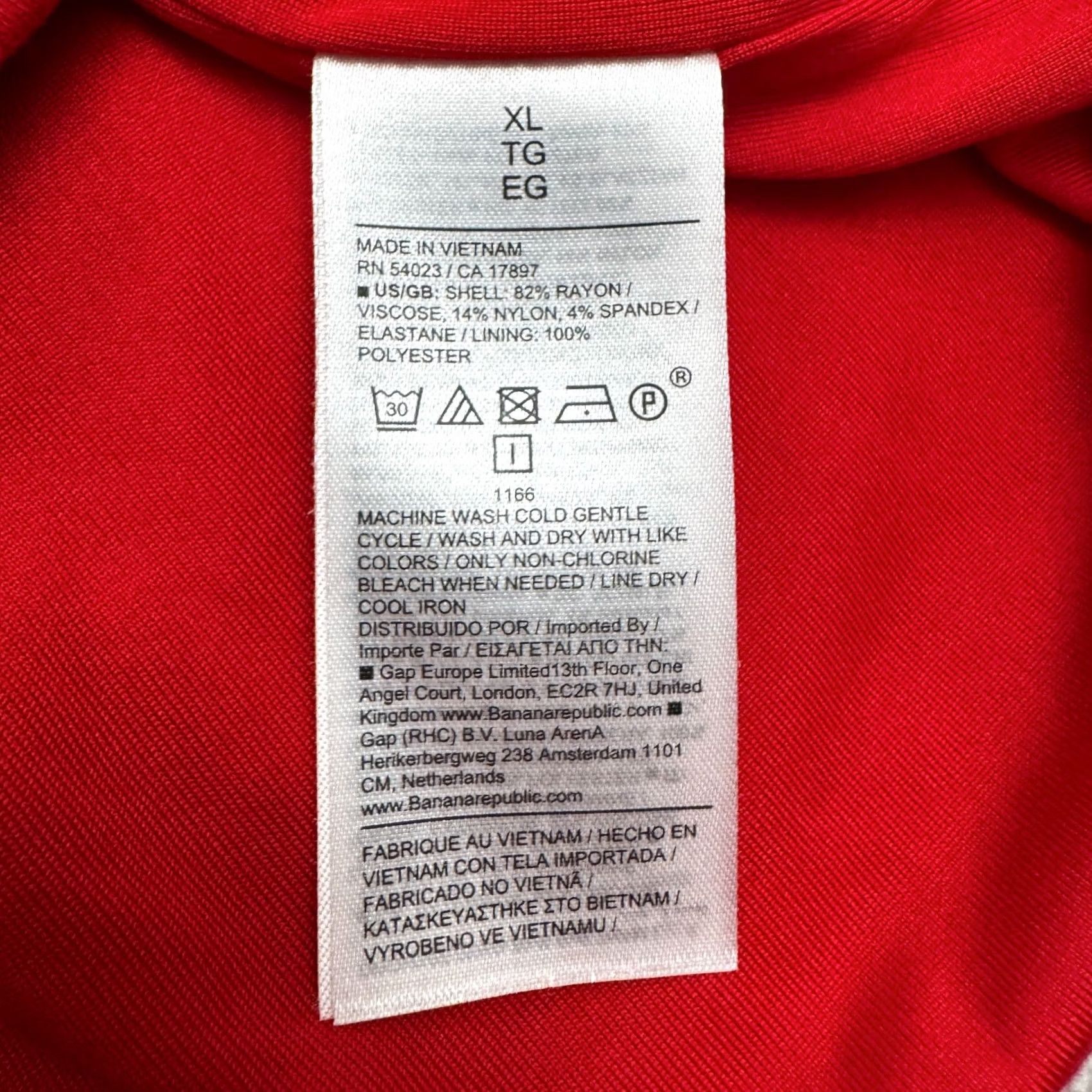 Banana Republic Banana Republic Shift Dress Womens XL Red Mock Neck Sleeveless Knee Length Ponte Size XL / US 12-14 / IT 48-50 - 7 Thumbnail