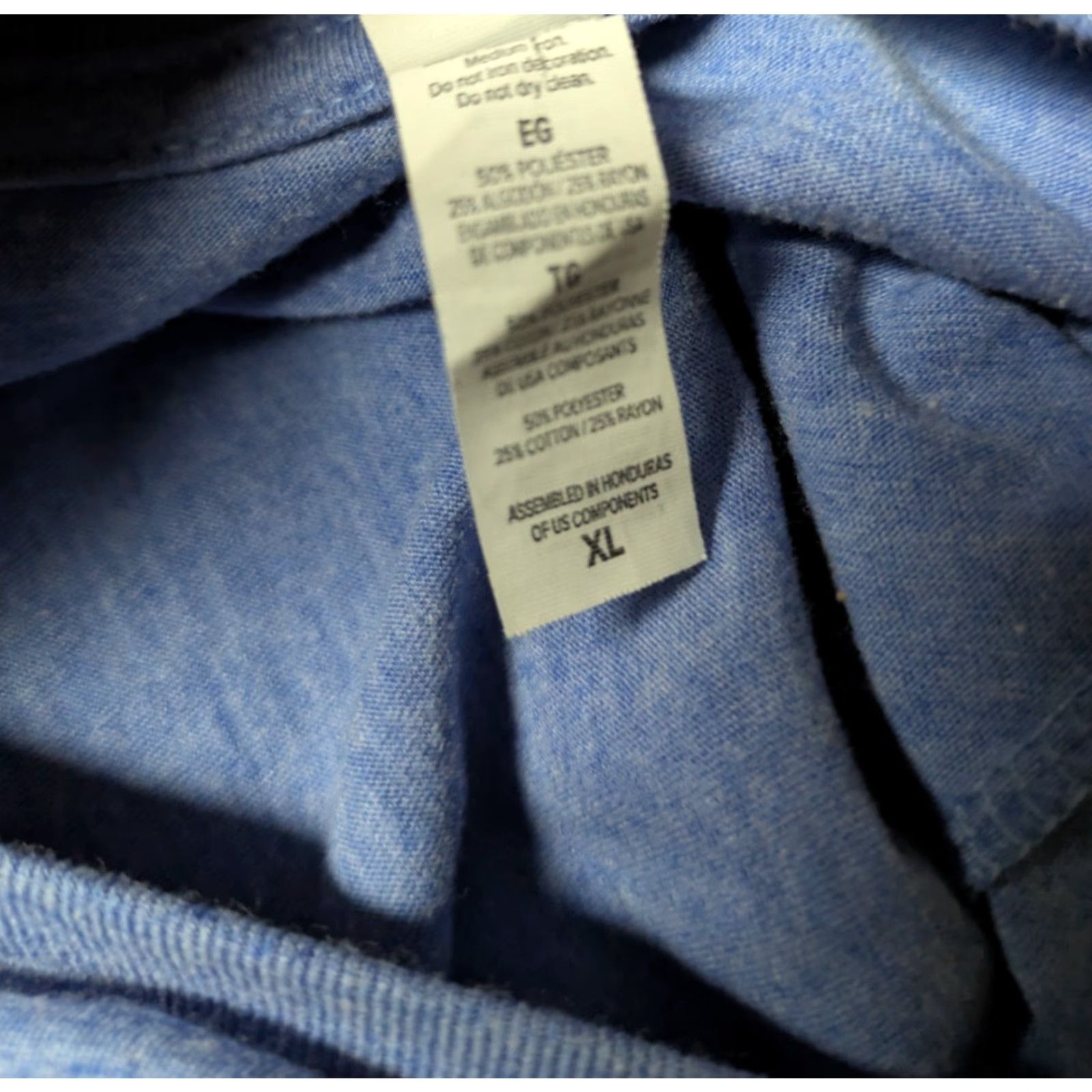 Vintage The Ellen DeGeneres Show T Shirt XL Graphic Tee Canvas 25% Cotton Blue Unisex Adults Short Sleeve Crew Neck Nice Size US XL / EU 56 / 4 - 4 Thumbnail