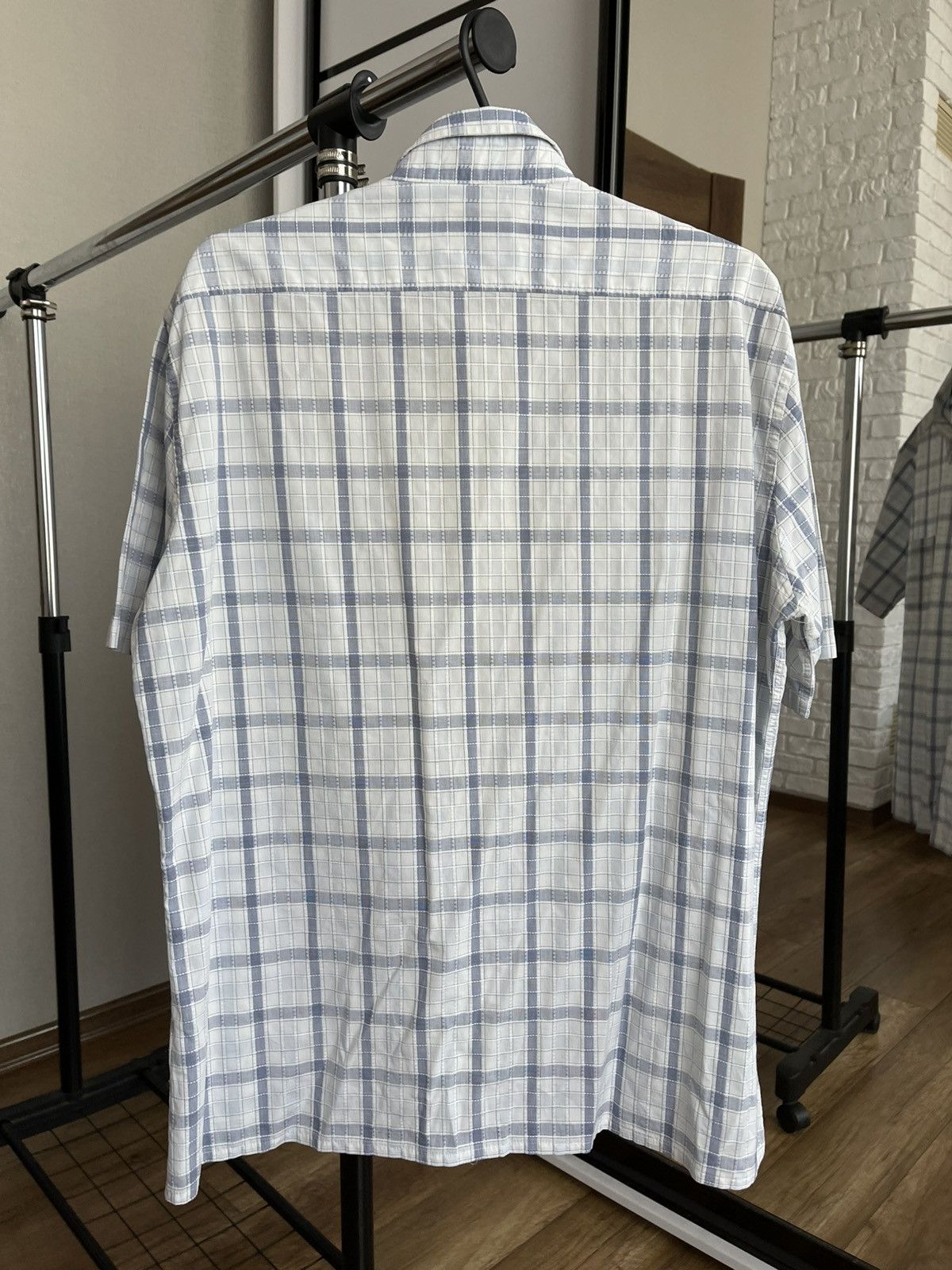 Vintage Yves Saint Laurent YSL Checked Shirt Button Up Size US XL / EU 56 / 4 - 4 Thumbnail
