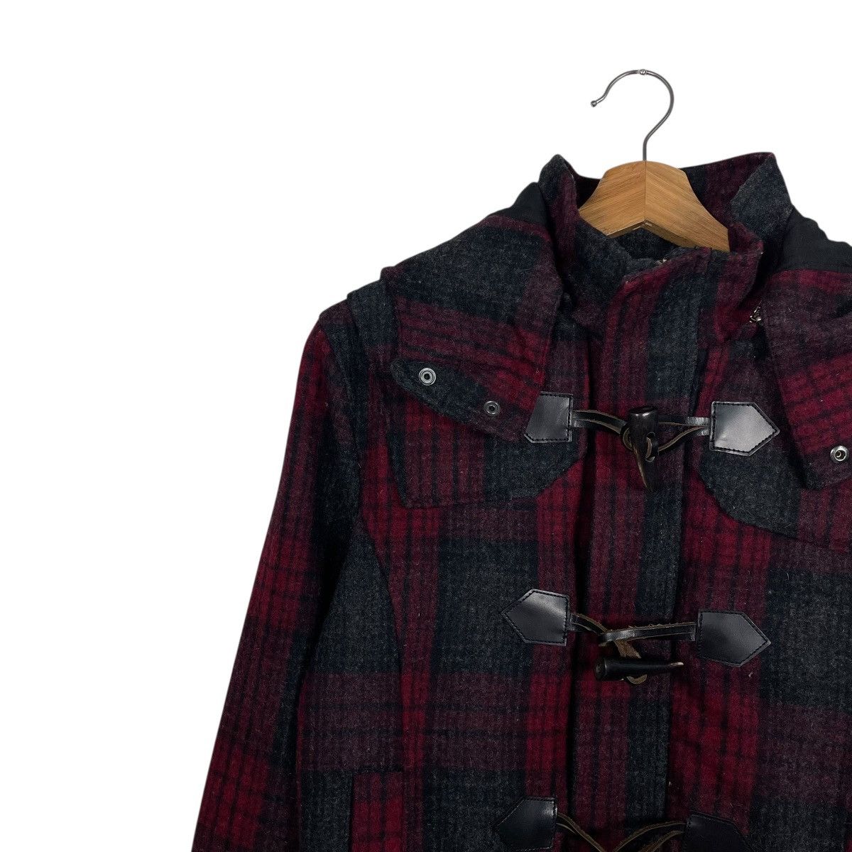 BIGI Men’s Bigi Wool Tartan Duffle Jacket Size US S / EU 44-46 / 1 - 6 Thumbnail